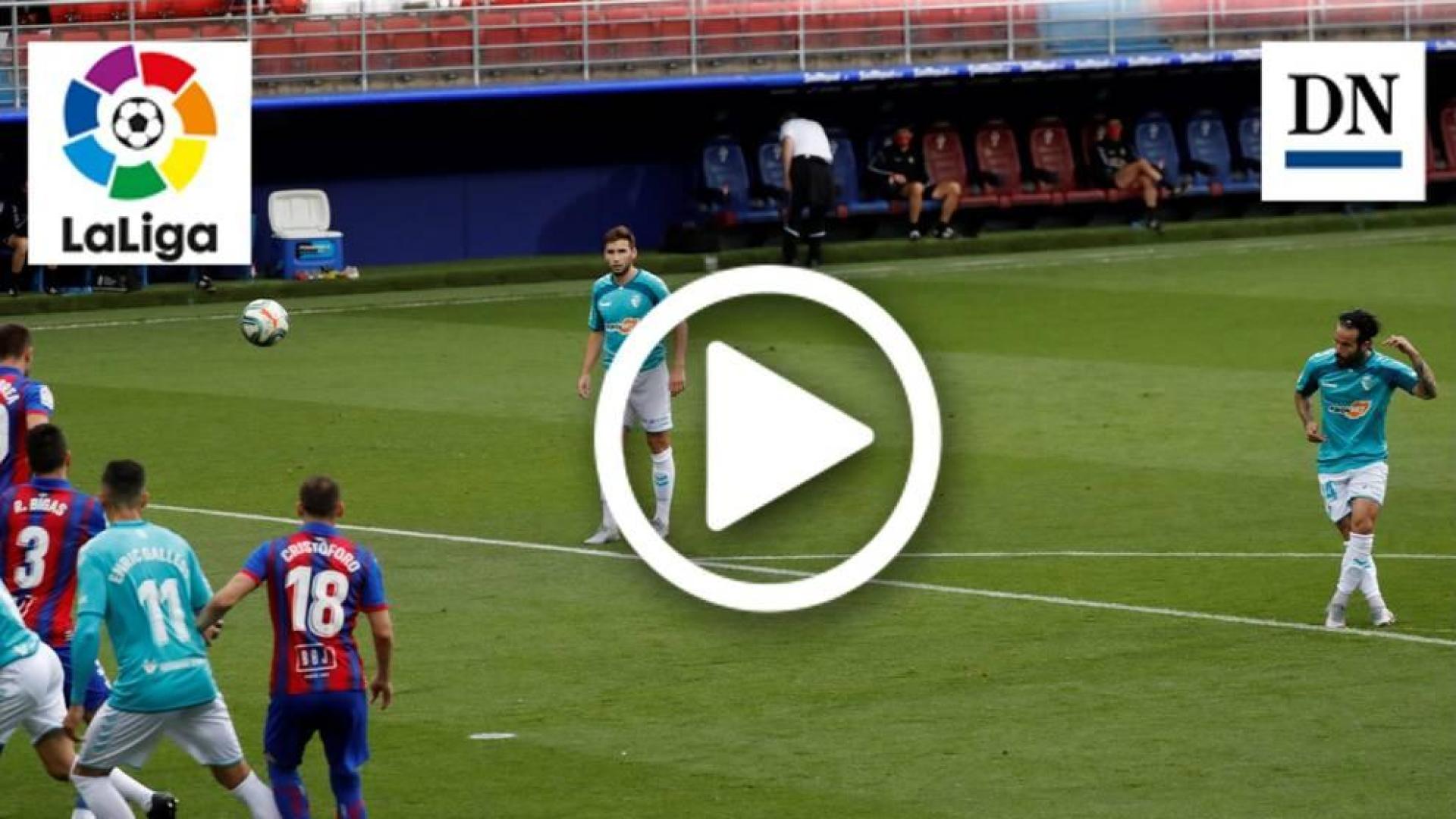 Vídeo del primer gol de Rubén García (0-1)