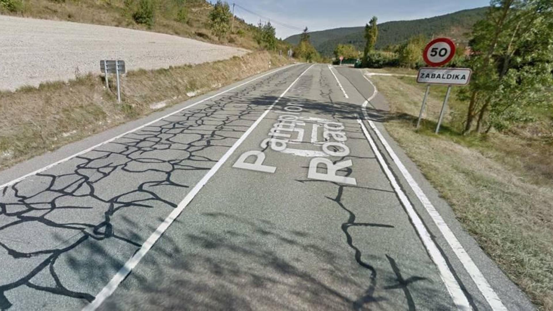 Herido grave un ciclista que ha sufrido una caída en Zabaldika