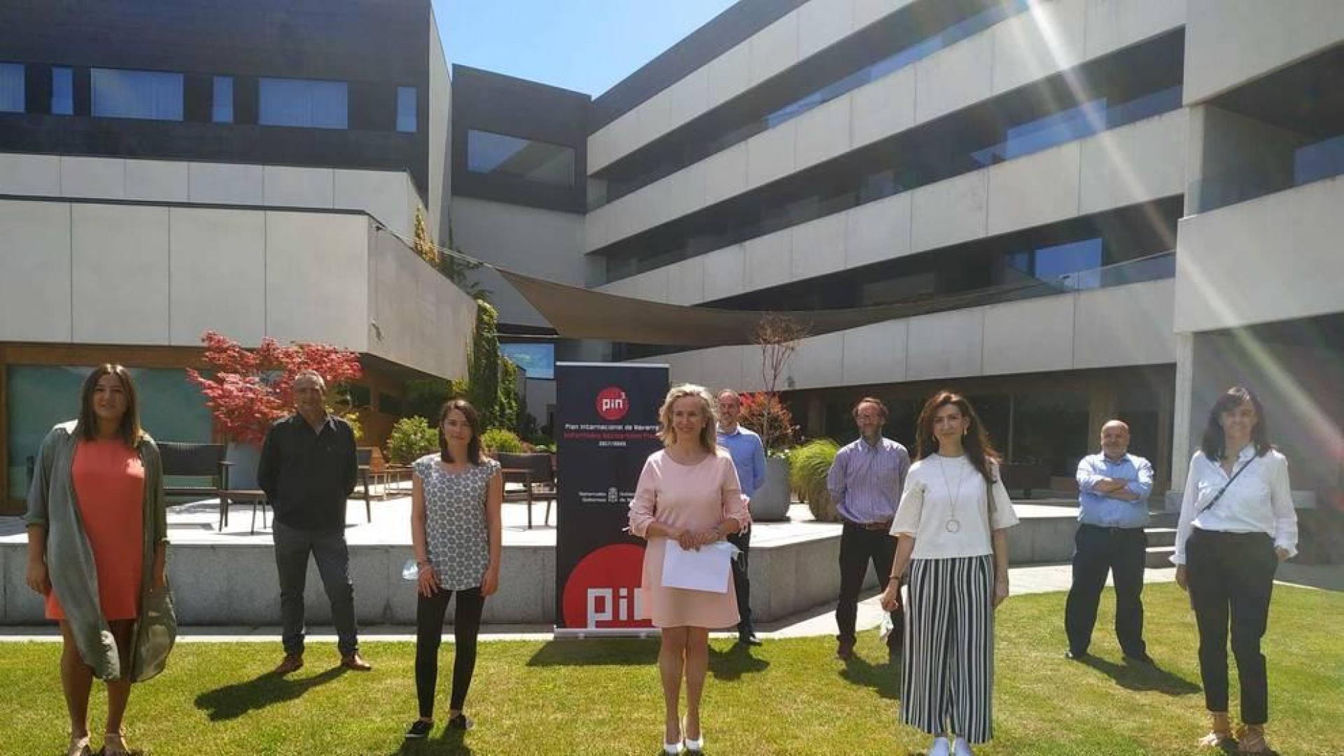 Participantes en la presentación de la Asociación Navarra de Enoturismo.