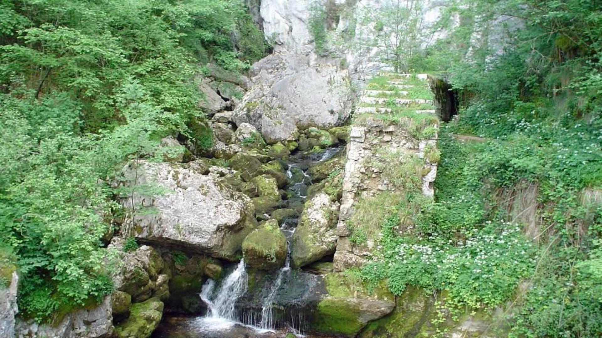 Una imagen del  área de los  nacederos de los ríos Ertzilla y Larraun, en las cercaías de Iribas.