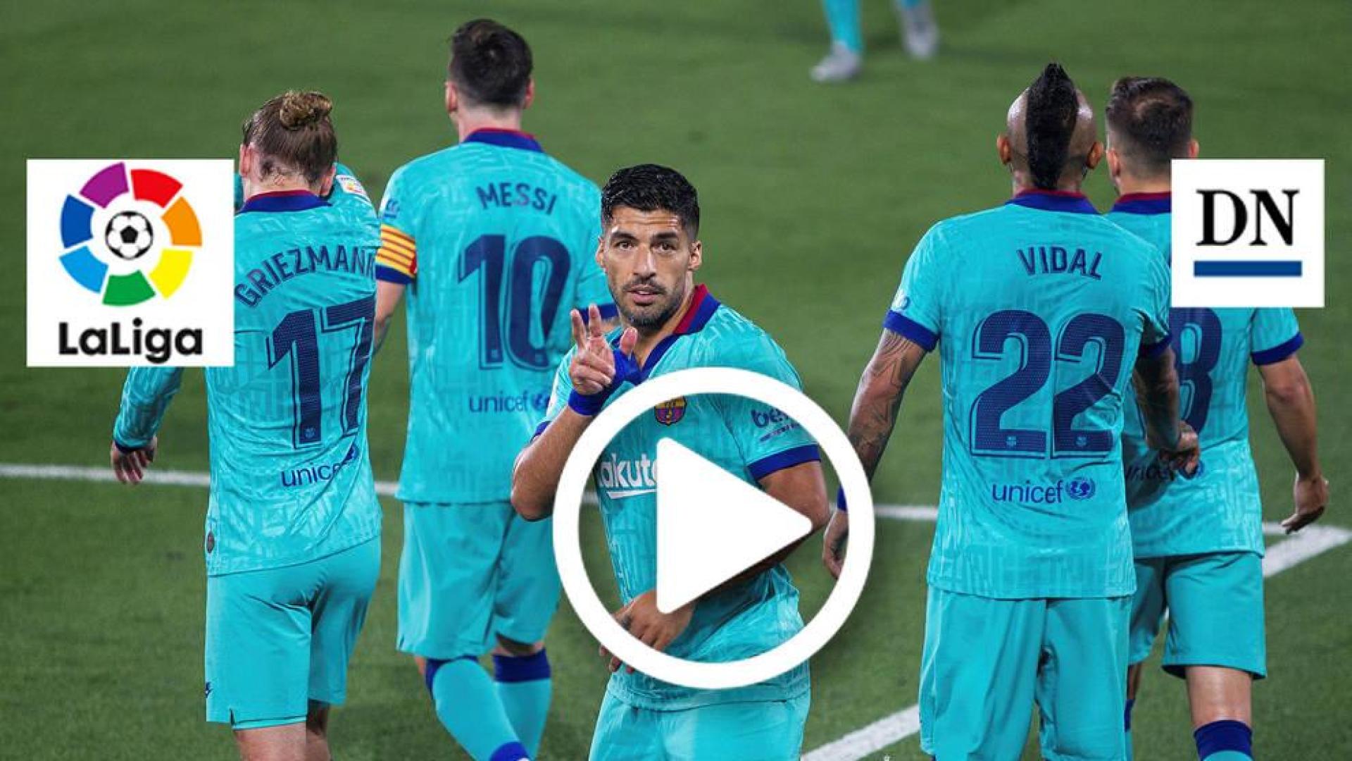 Resumen del Villarreal 1-4 Barcelona en vídeo
