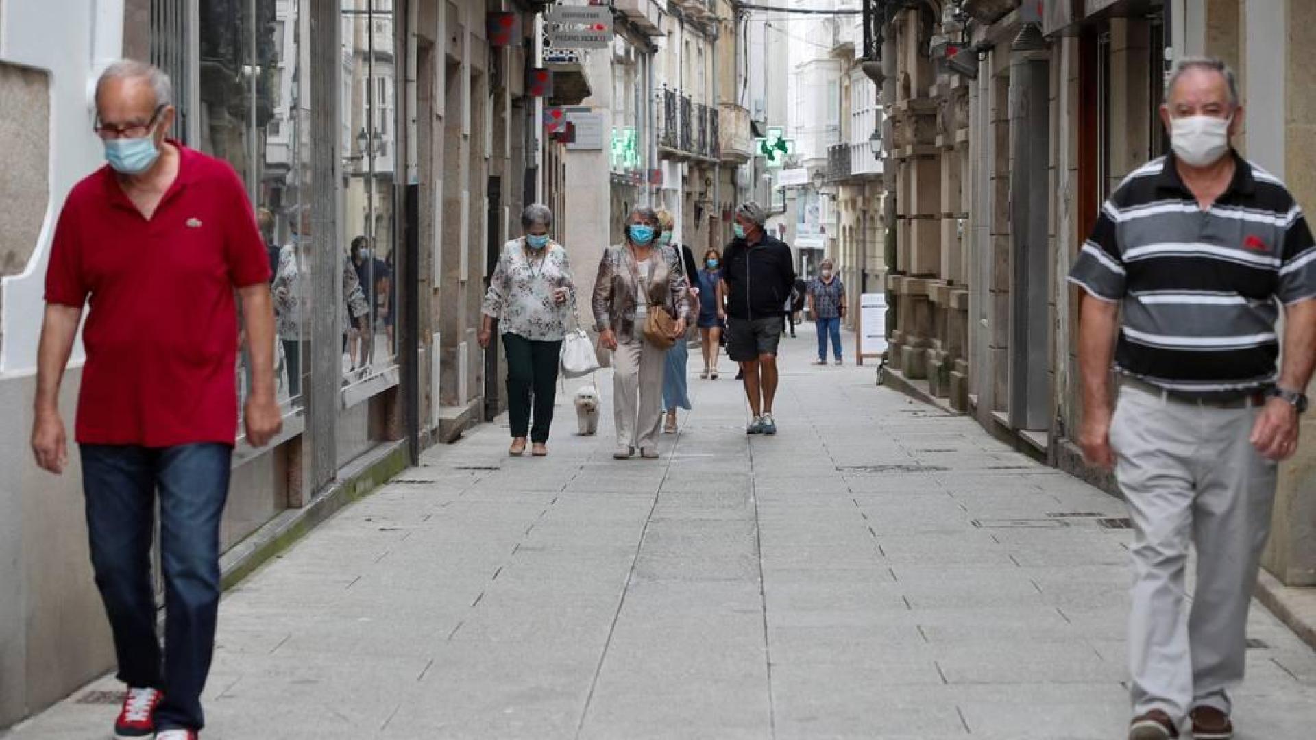 Vista de la localidad de Viveiro (Lugo), este domingo.