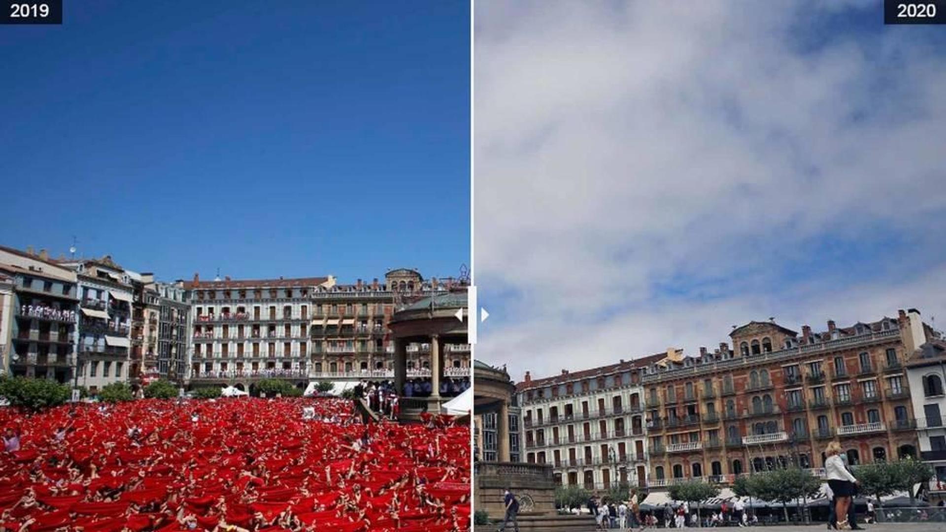 Los escenarios de la fiesta, mudos en un 6 de julio insólito