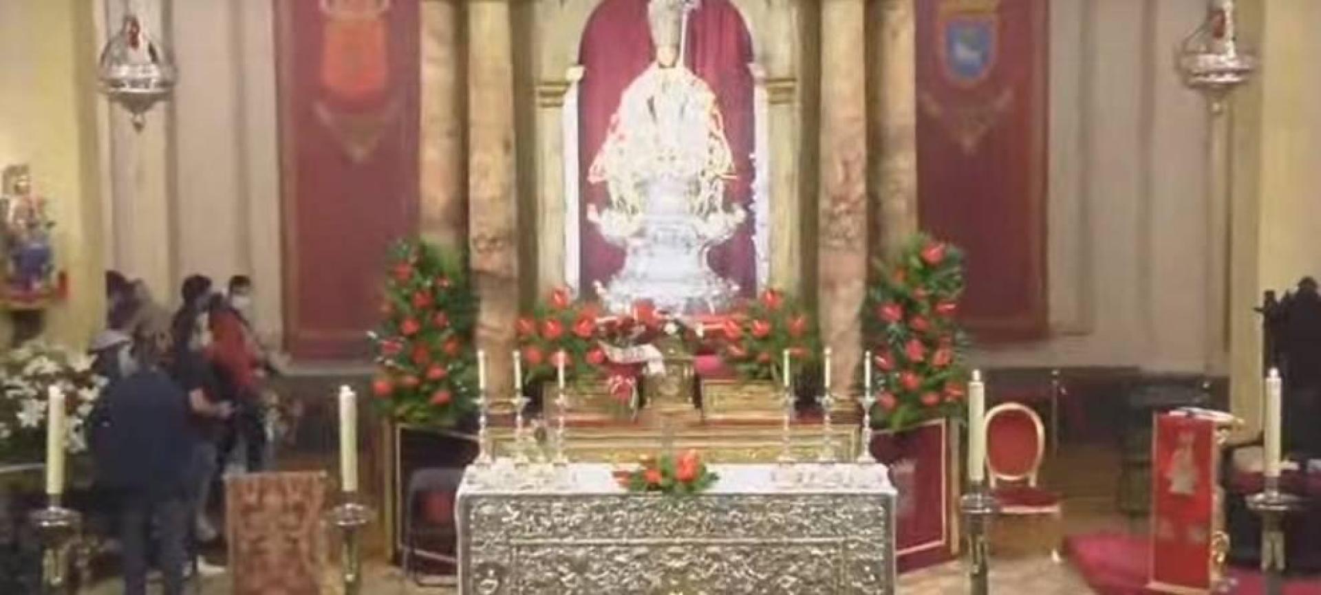 Retransmisión en directo de la misa de San Fermín