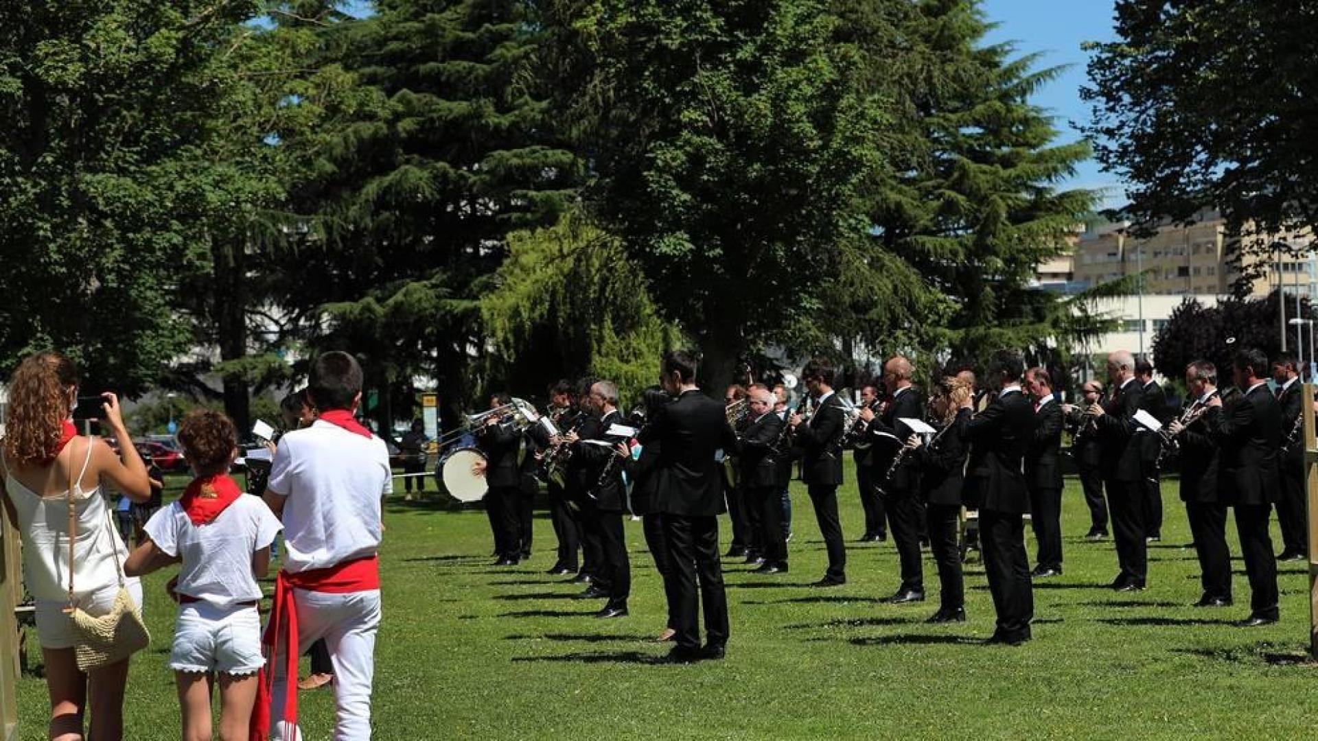 Música de La Pamplonesa este 7 de julio en el exterior del CHN