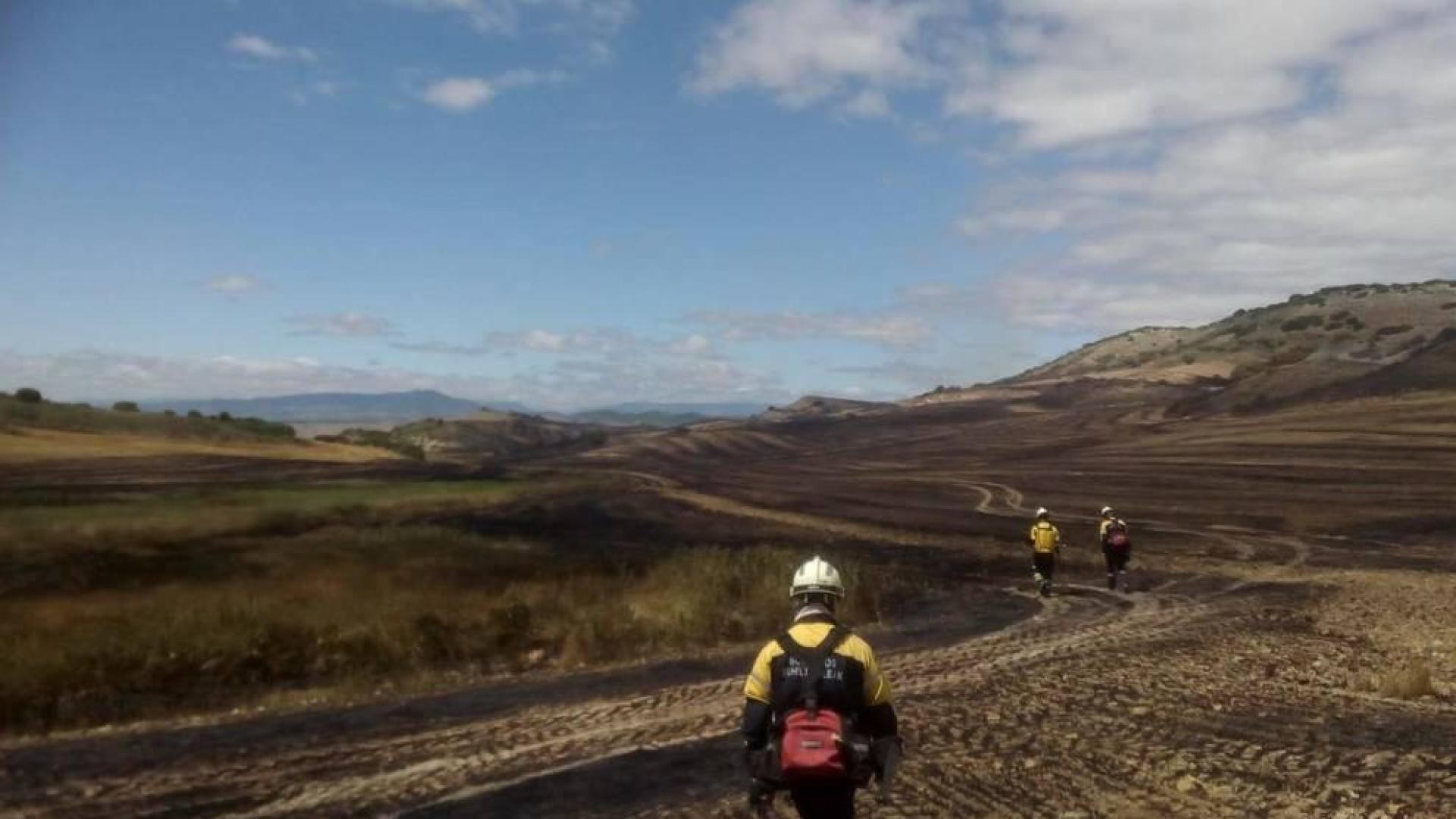 Trece incendios de cereal en diez días han quemado 640 hectáreas