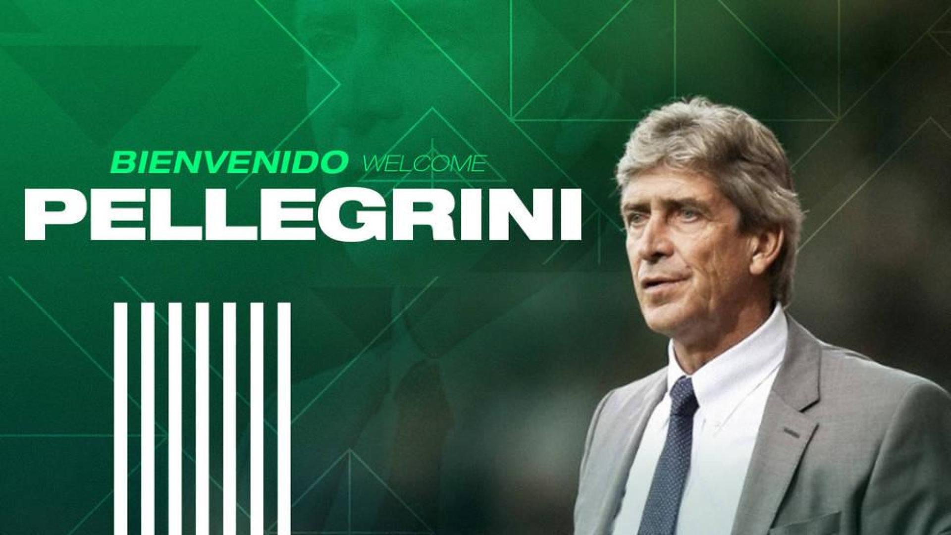 Manuel Pellegrini, entrenador del Betis hasta 2023