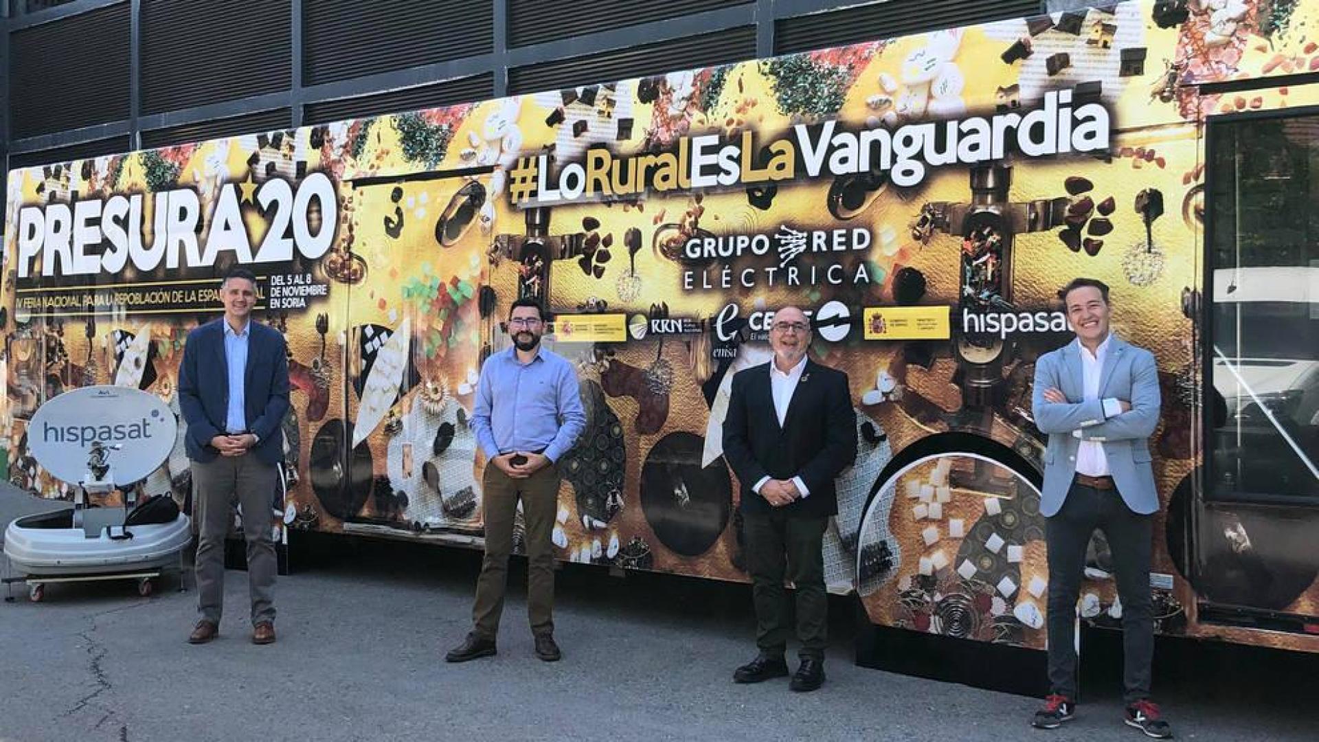 Sangüesa y Arróniz recibirán el "Autobús de la Repoblación" en agosto
