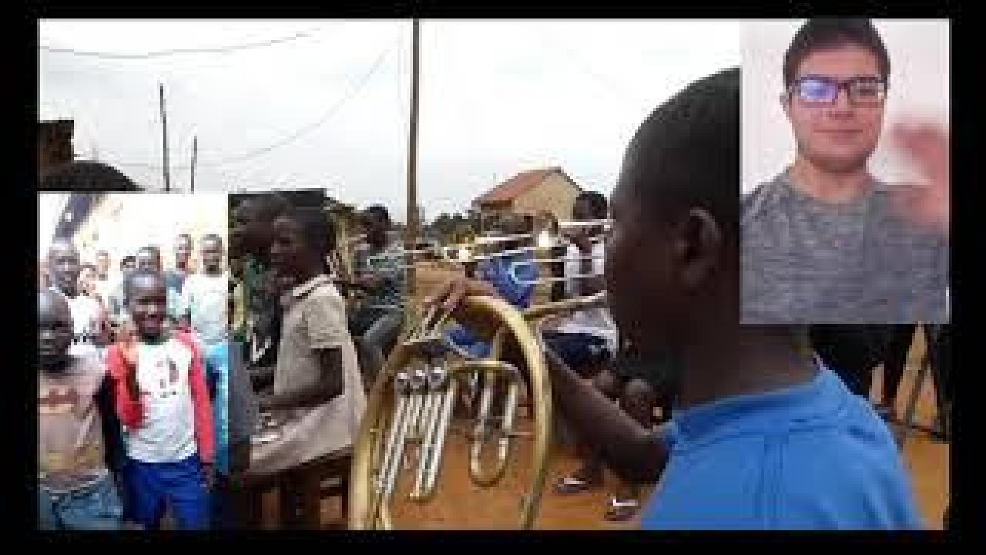 Vídeo de Iganga Community Brass Band y alumnos de la Escuela Luis Morondo