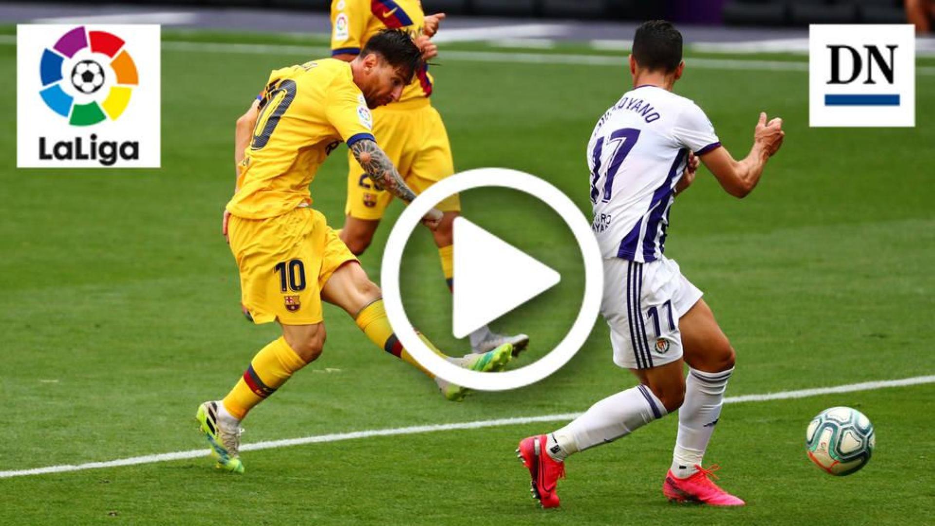 Resumen del Valladolid 0-1 Barcelona en vídeo
