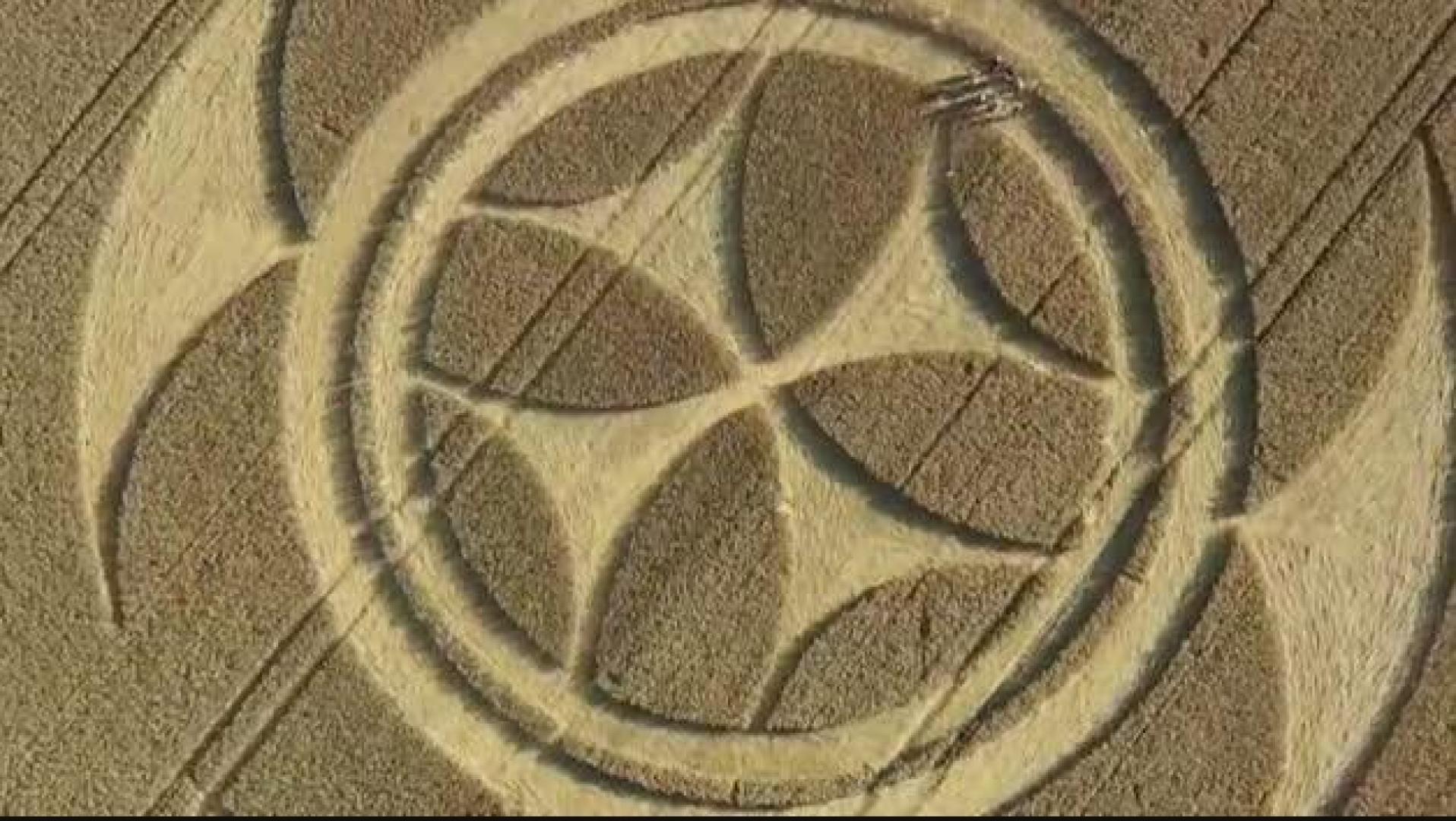 Vídeo: Aparece una gigantesca señal templaria sobre un campo en el norte de Francia