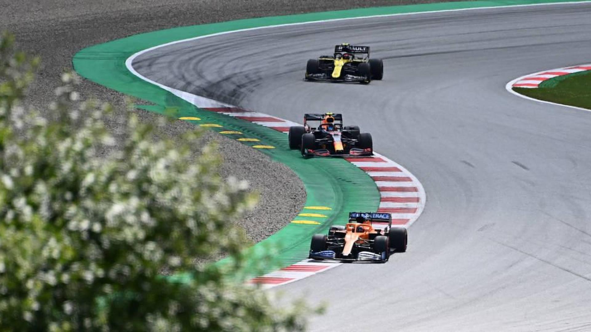 Carlos Sainz, piloto español de McLaren, acabó noveno en el Gran Premio de Estiria.