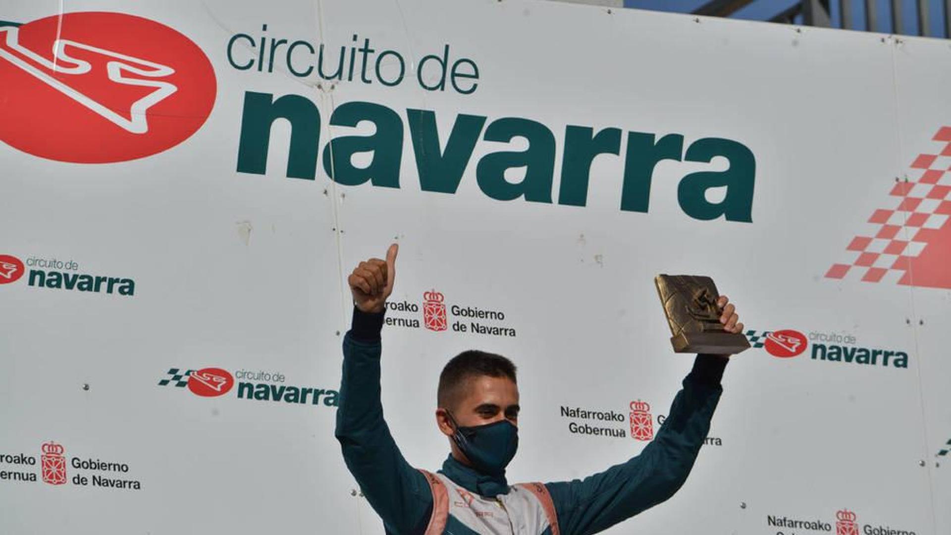 Mikel Azcona vence en el Campeonato Navarro de Velocidad