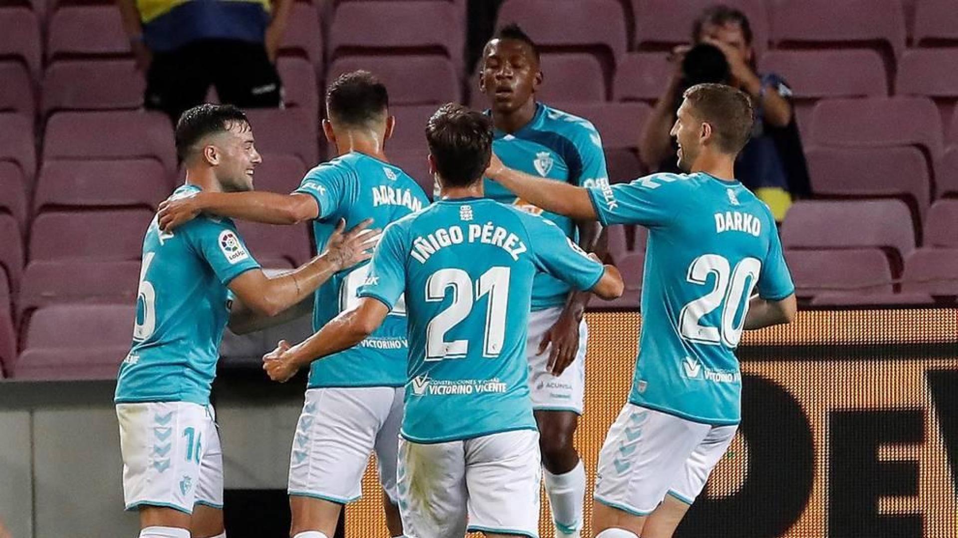 Imágenes del choque entre rojillos y culés correspondiente a la Jornada 37 de LaLiga Santander disputado en el Camp Nou.