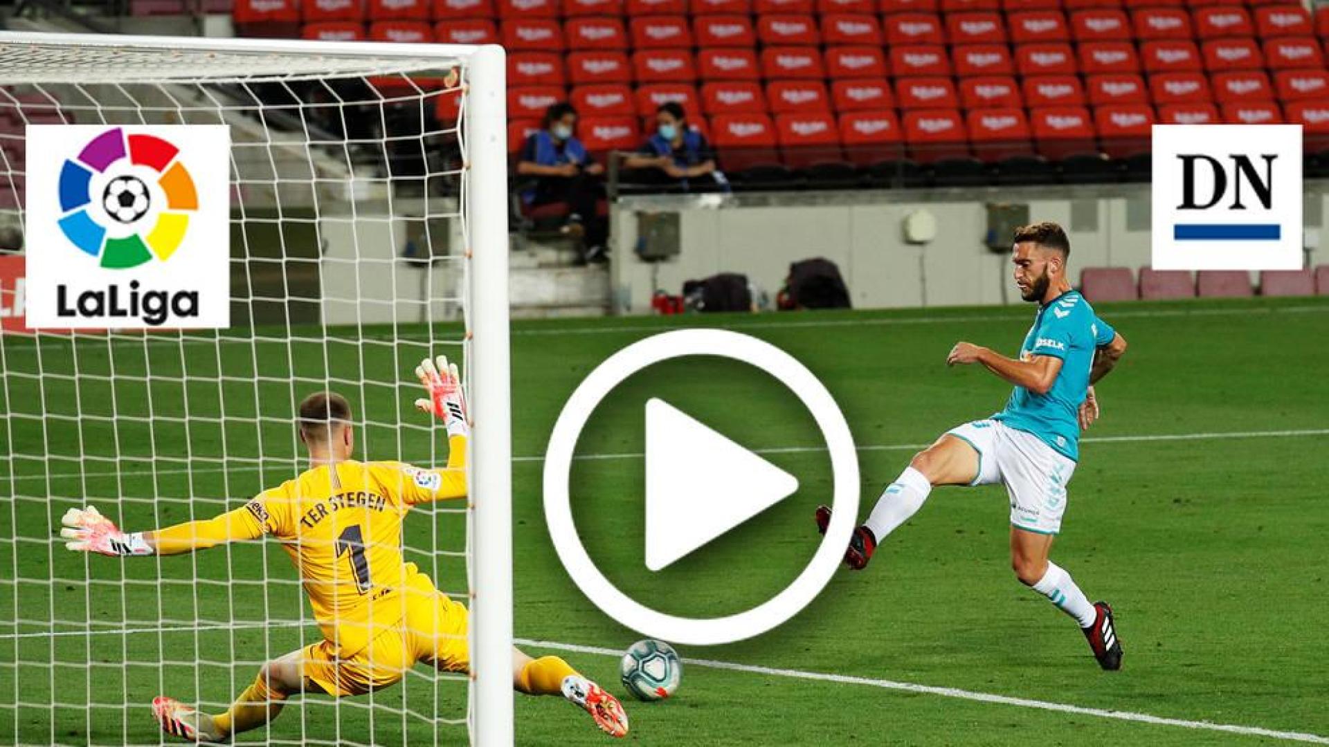 Vídeo del gol de Roberto Torres (FC Barcelona 1-2 Osasuna )