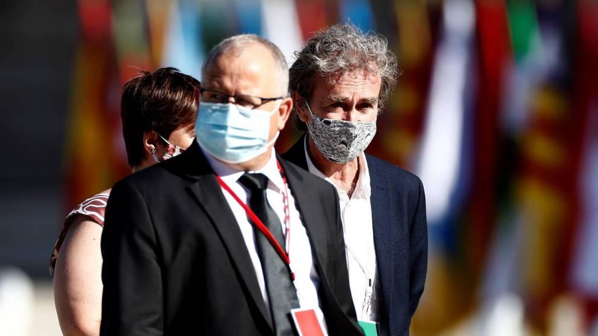 Fernando Simón, en el homenaje de Estado a las víctimas del coronavirus.