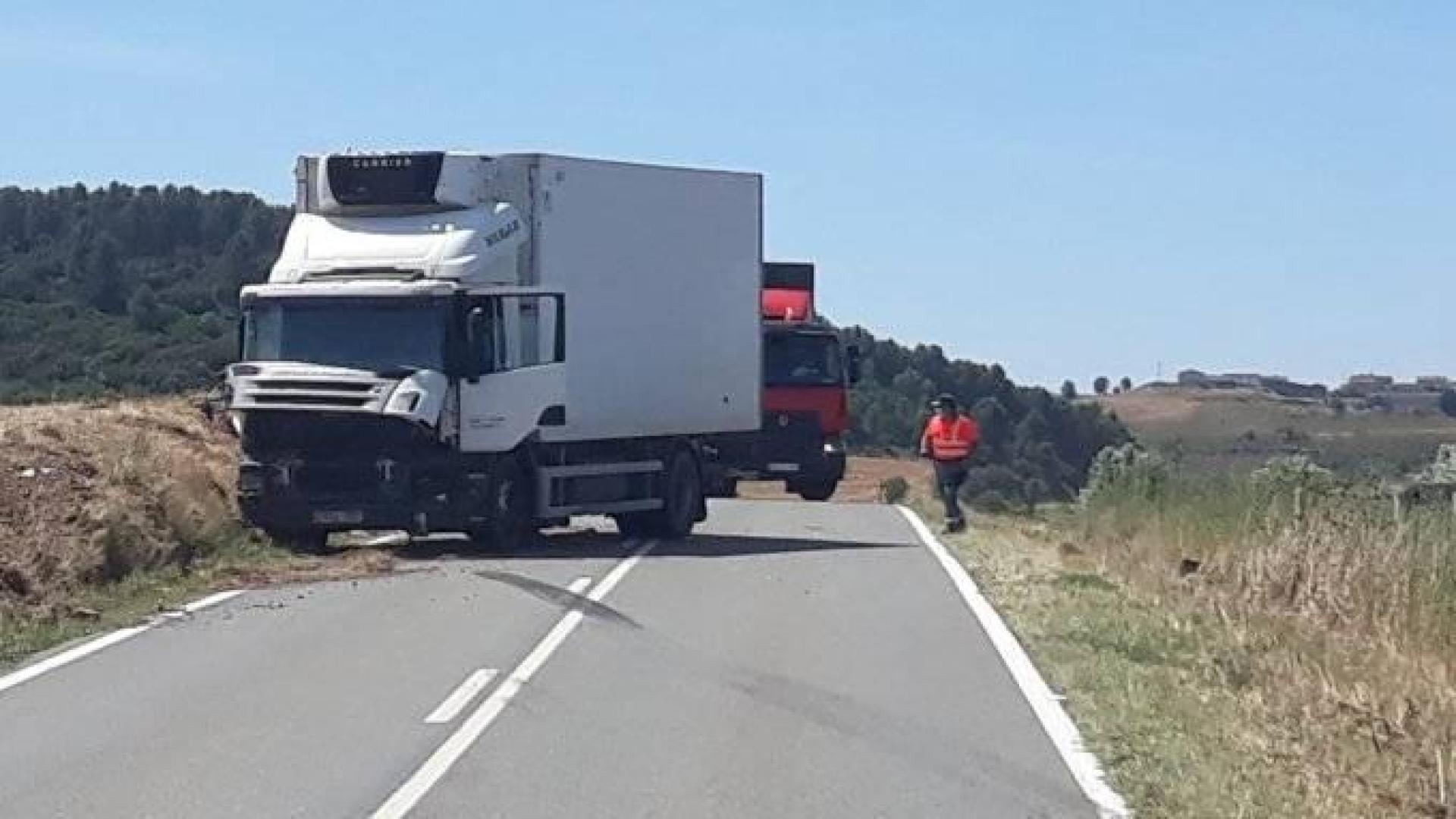 Un camionero sufre un traumatismo craneoncefálico tras una salida en la NA601