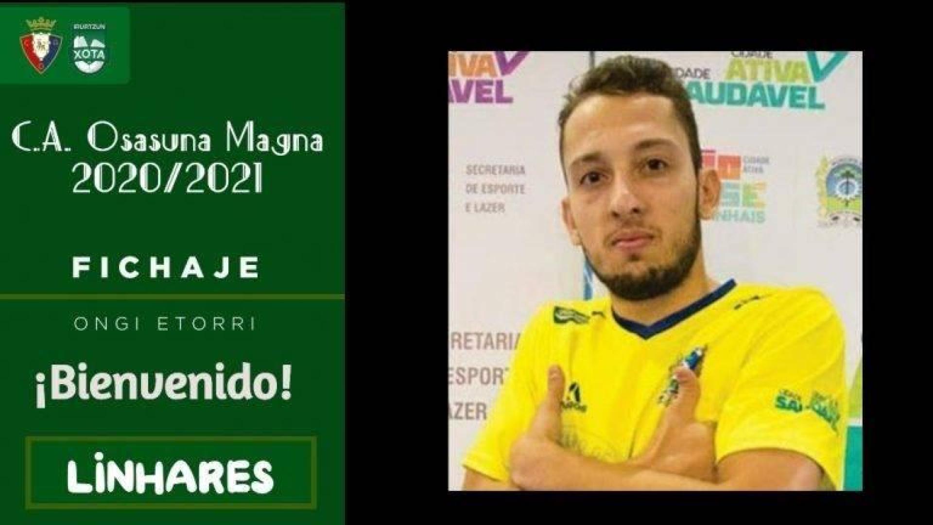 Linhares, nuevo fichaje de Osasuna Magna