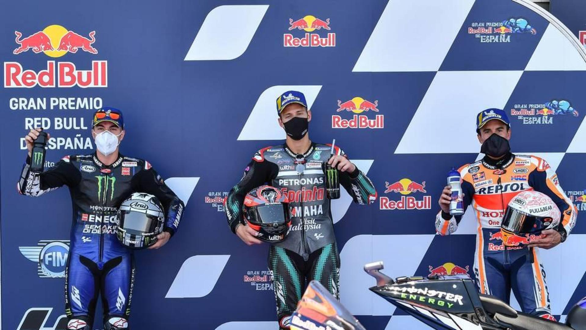 Quartararo repite 'pole' en Jerez y supera a Viñales y Márquez