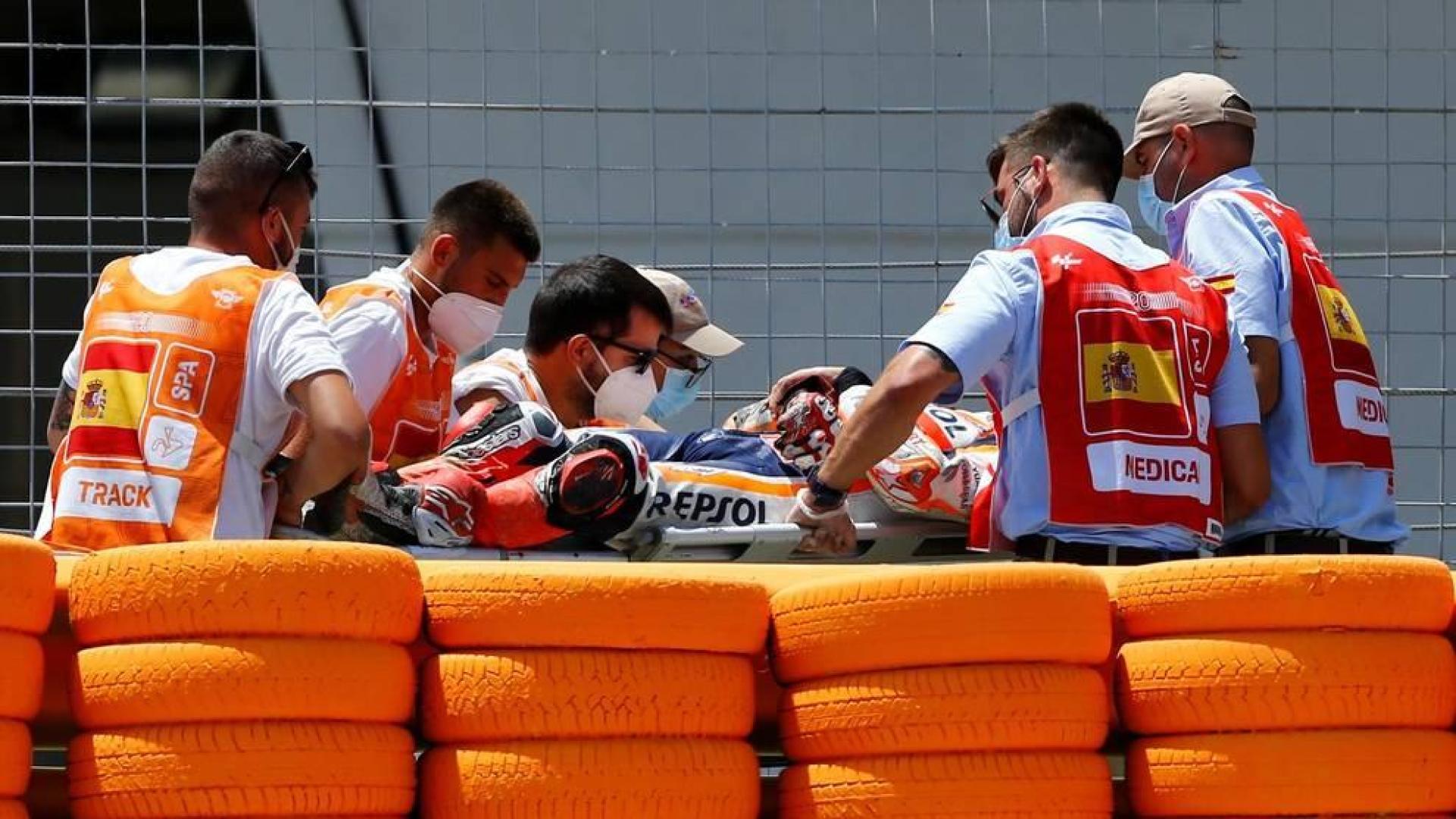 Marc Márquez será operado de una fractura en el húmero derecho