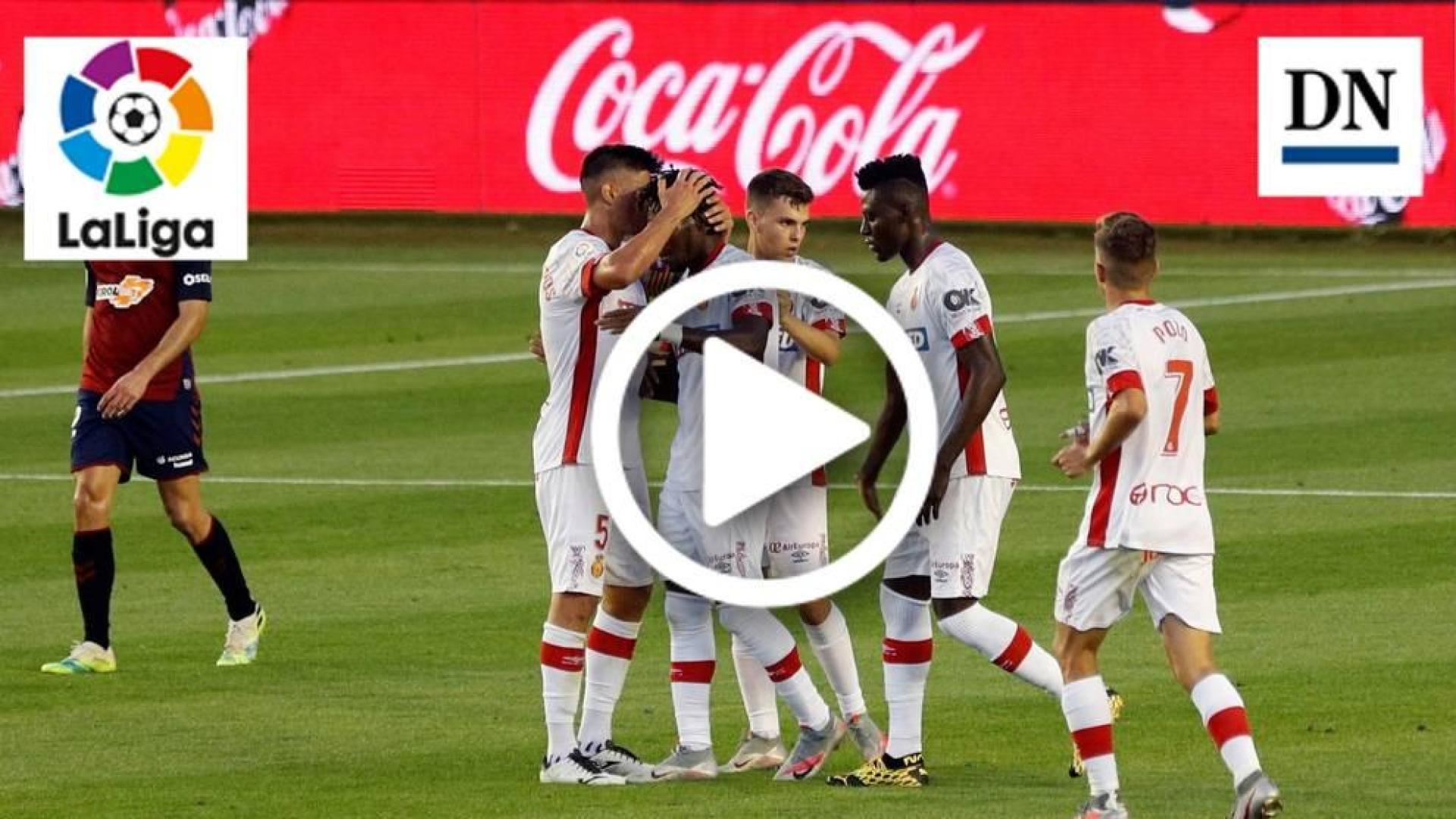 Vídeo del gol de Lumor (Osasuna 1-1 Mallorca)
