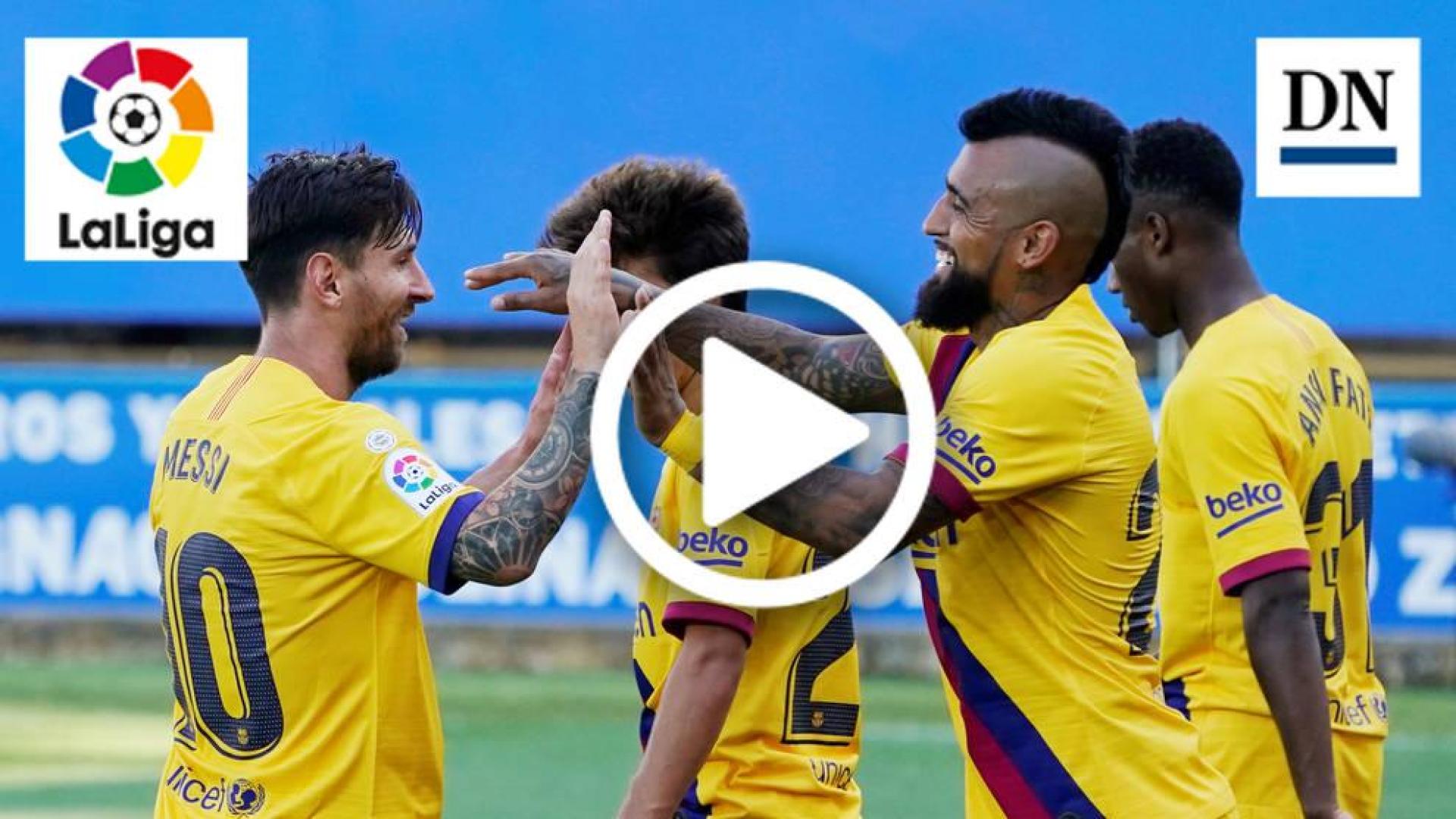 Resumen del Aláves 0-5 Barcelona en vídeo