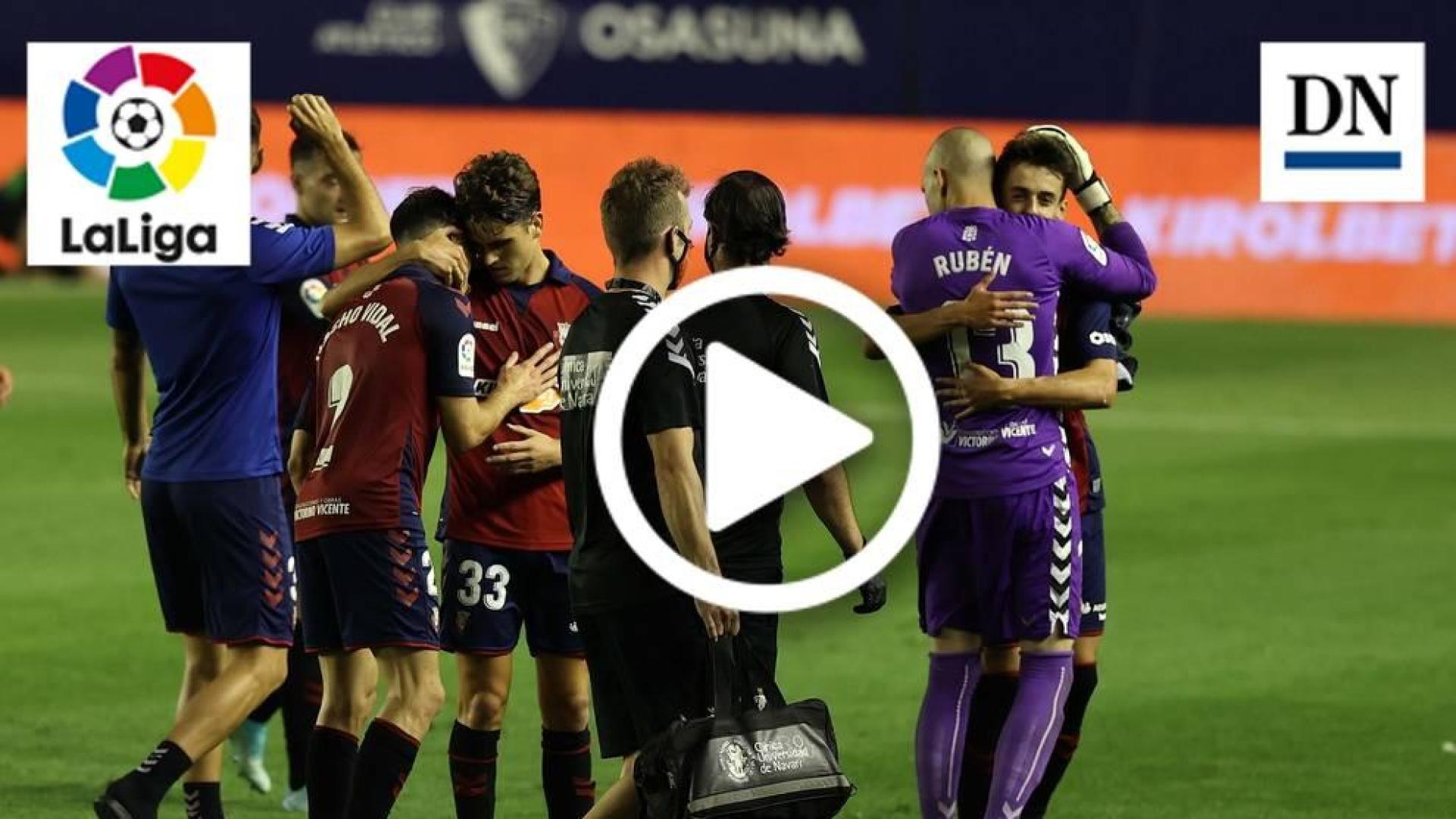 Resumen del Osasuna 2-2 Mallorca en vídeo