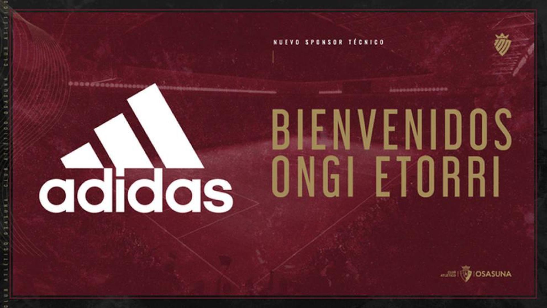 Adidas y Osasuna, cuatro años de la mano