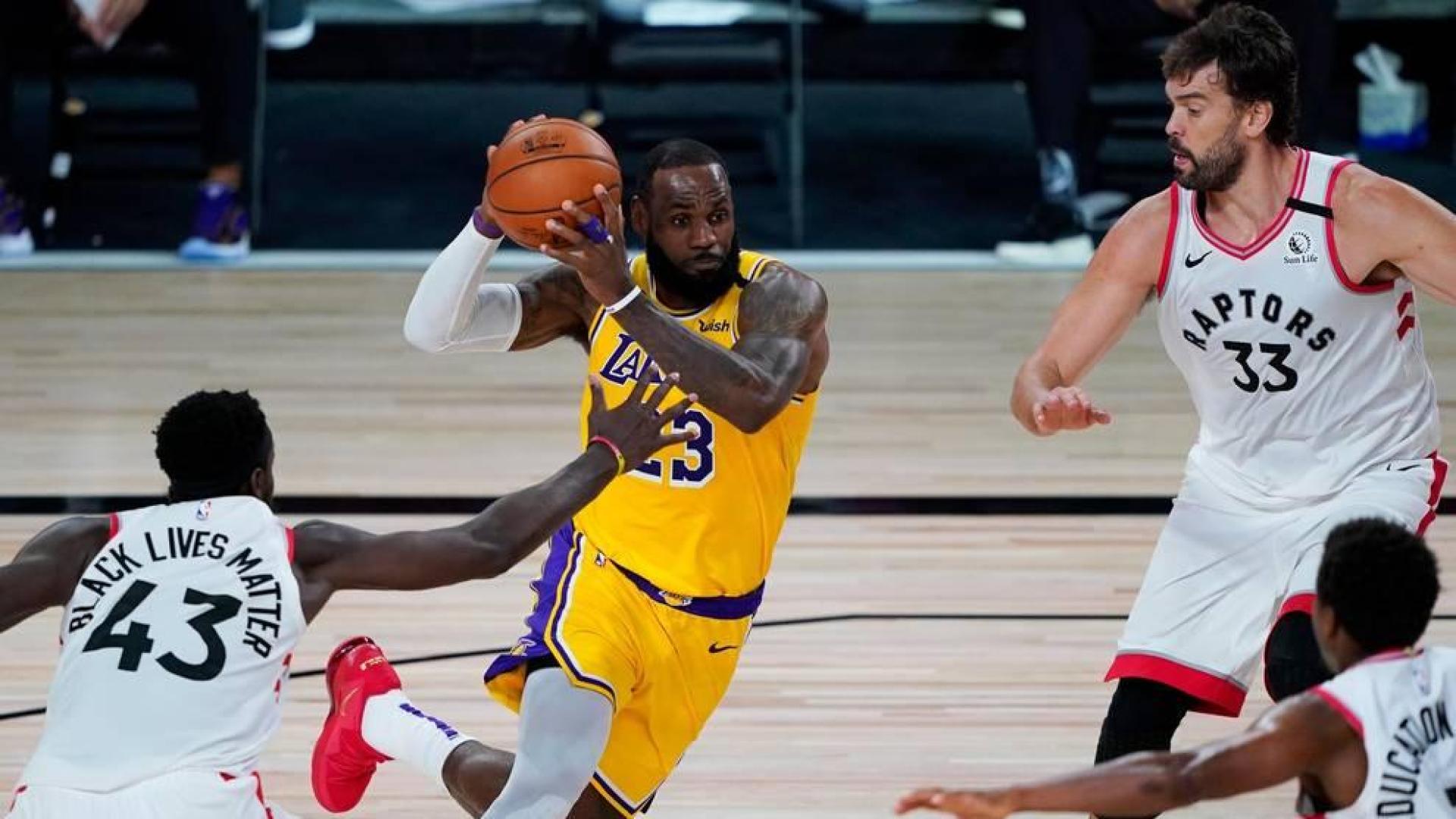 Los Raptors le demuestran a Lebron James que son los campeones