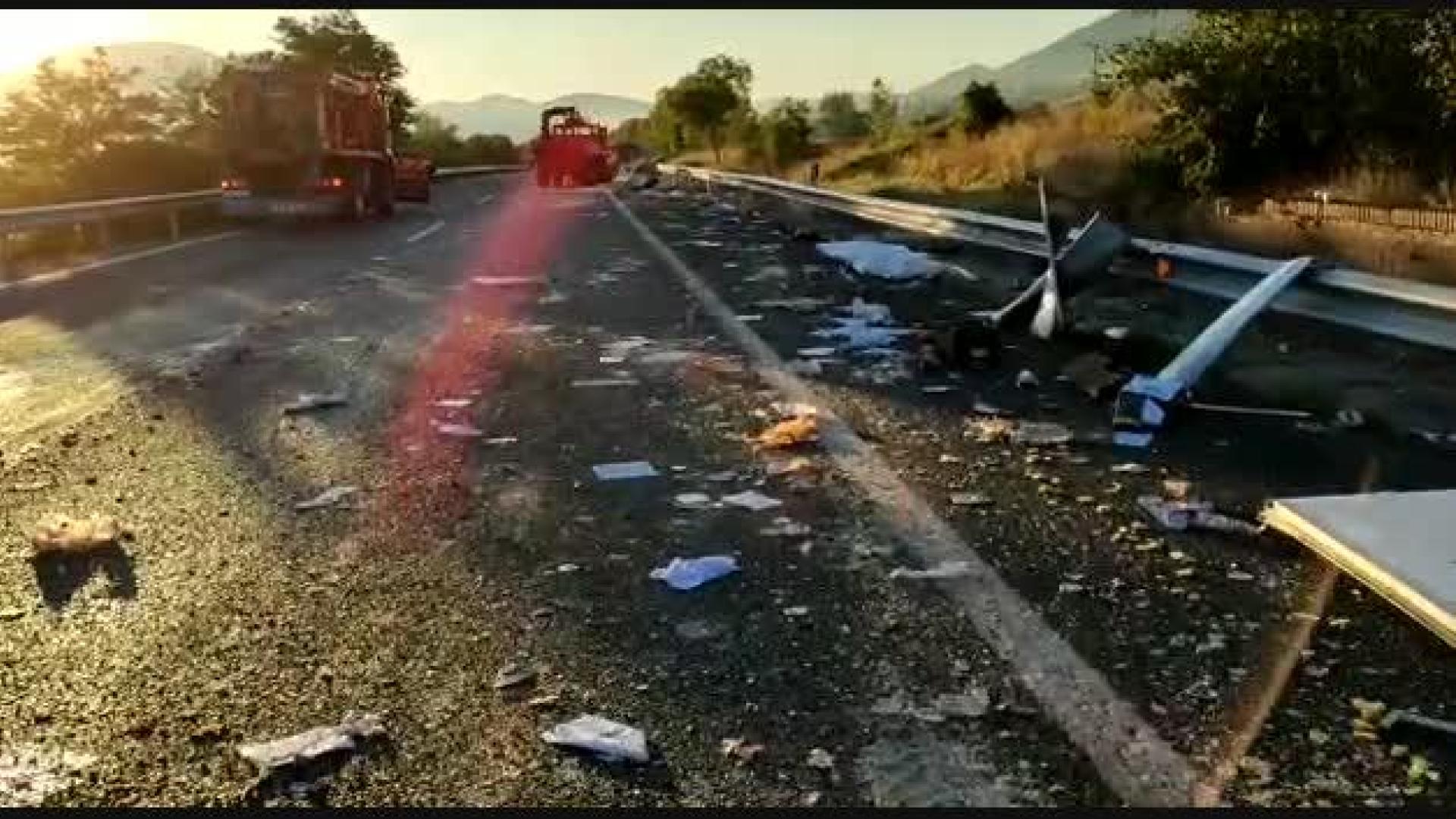 Colisión múltiple en la A-10