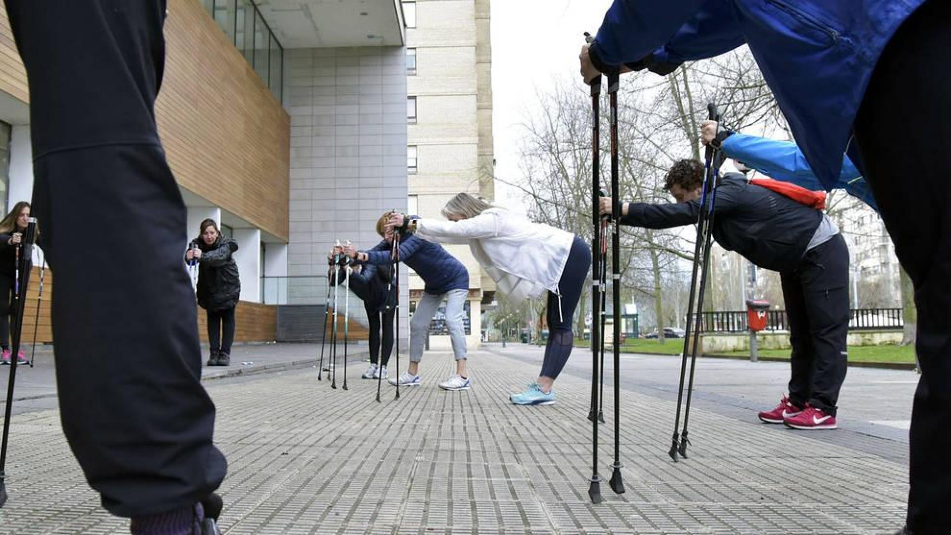 Marcha nórdica y ejercicio para mayores de 40 años, apuestas del Ayuntamiento de Pamplona