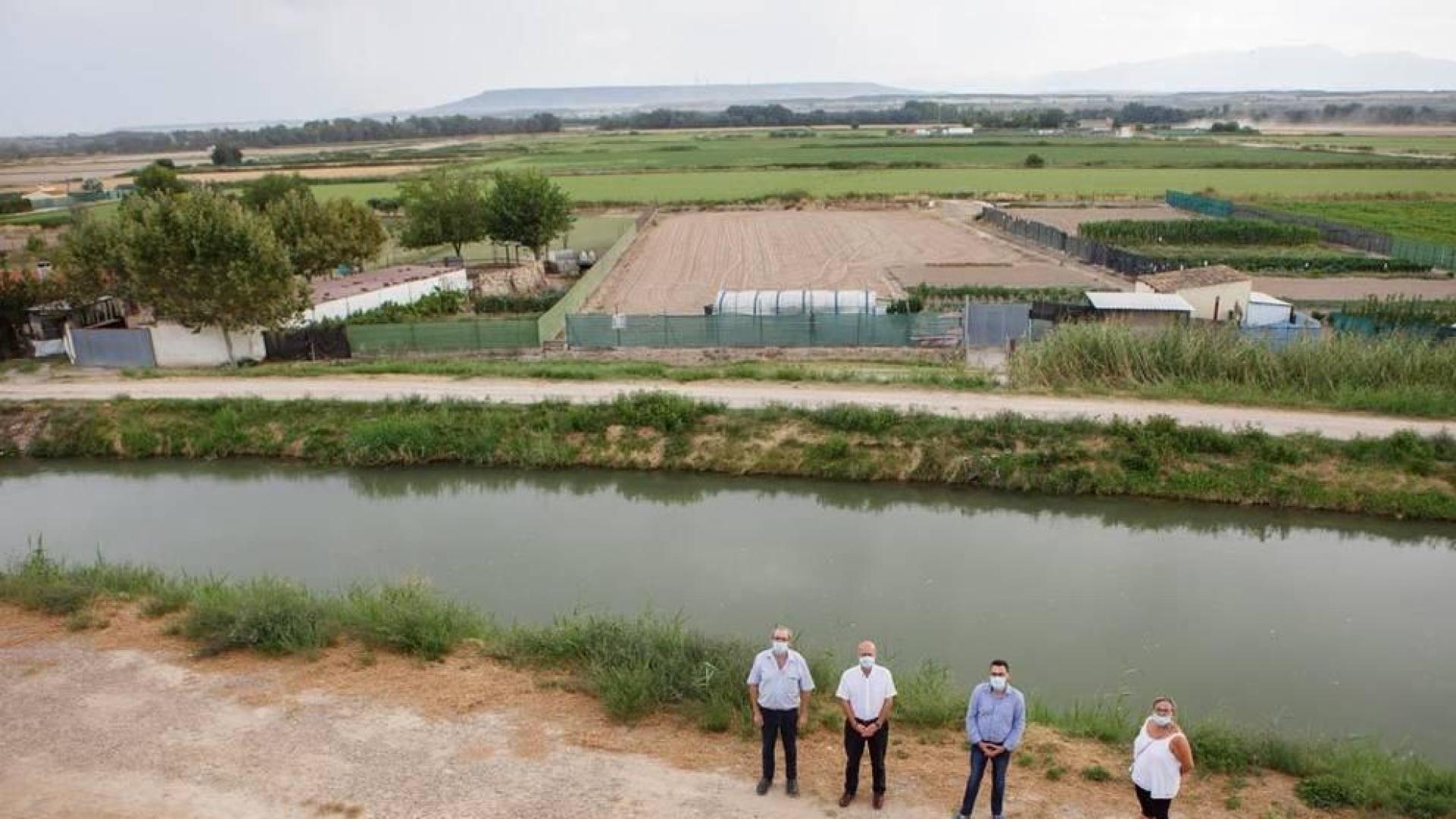 Cabanillas dispondrá de un paseo peatonal a lo largo del canal de Tauste
