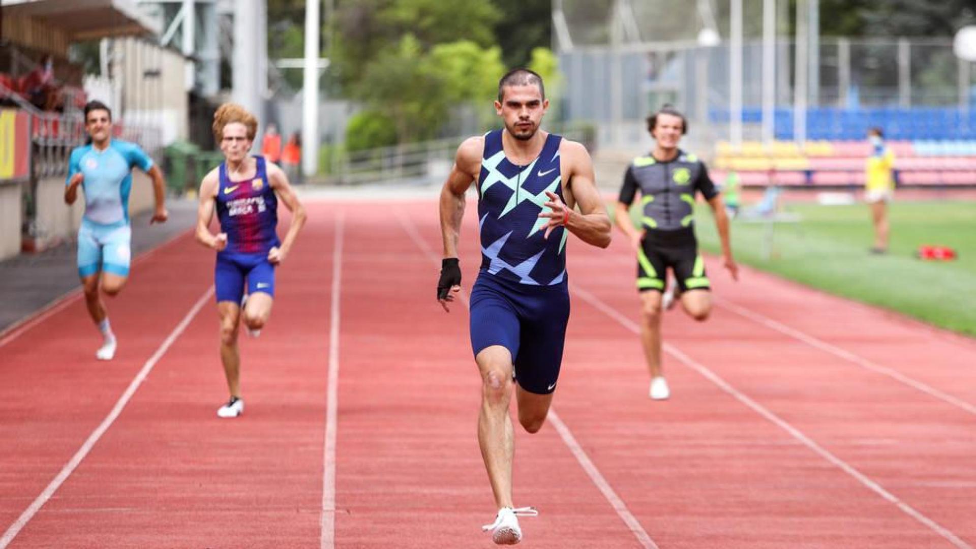 Bruno Hortelano bate en Andorra el récord de España con 15.42