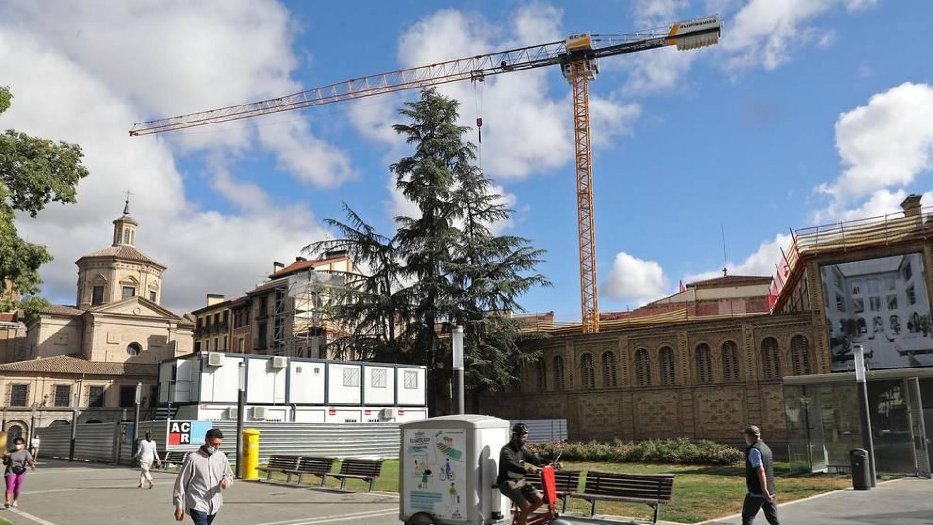 Las demoliciones en el patio inician la rehabilitación de Salesas