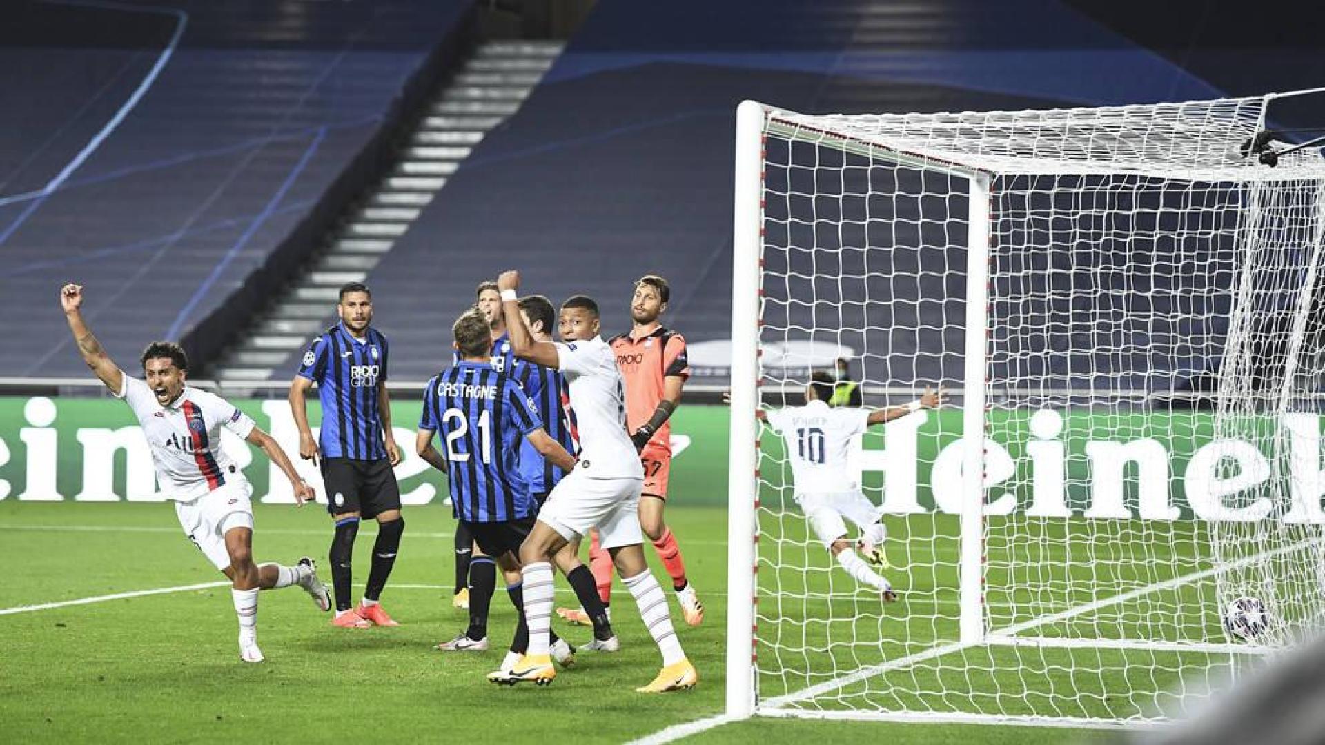 El PSG destroza el sueño del Atalanta en los tres últimos minutos