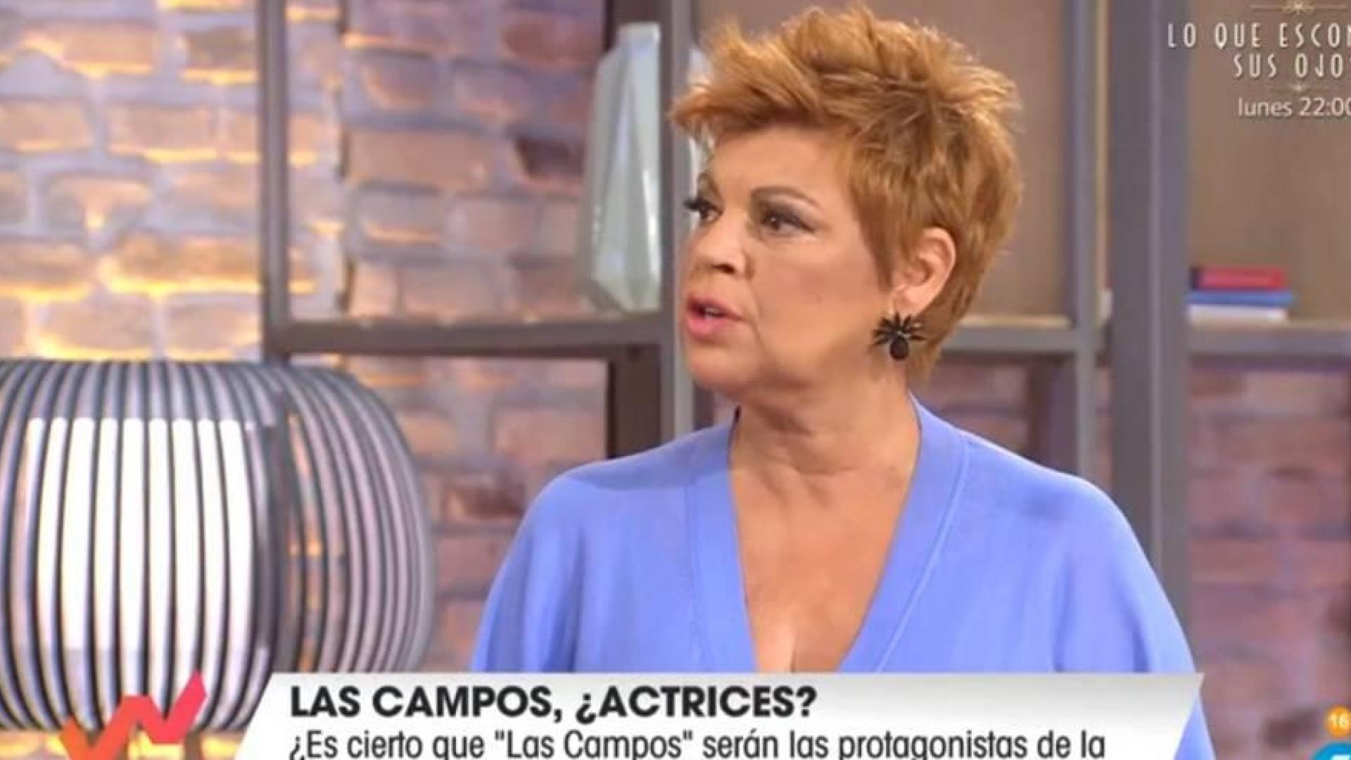Terelu Campos, durante la emisión de 'Viva la Vida' de este domingo