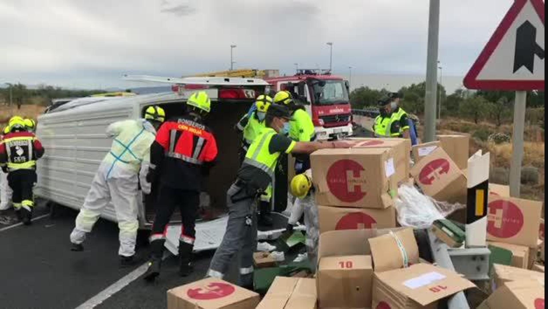 Vídeo del accidente de tráfico en Alfaro, en el que ha fallecido un vecino de Tudela