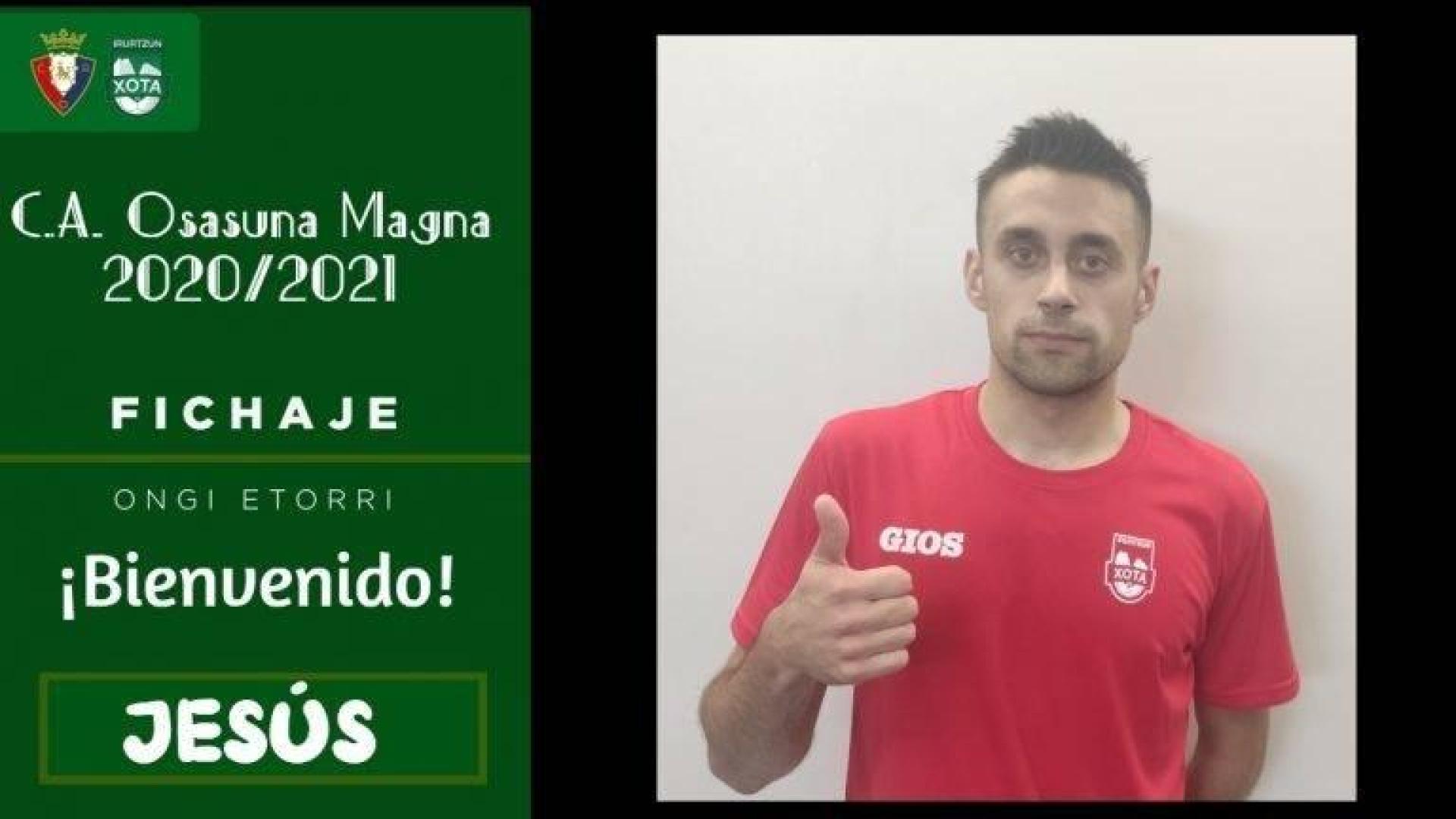 El burgalés Jesús Preciado se incorpora de forma definitiva a Osasuna Magna
