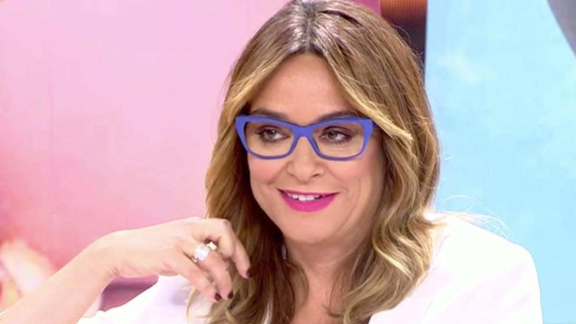 La presentadora Toñi Moreno, durante una emisión de 'Viva la Vida'