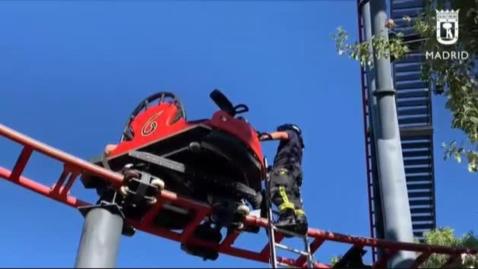 Vídeo: Susto en el Parque de Atracciones de Madrid