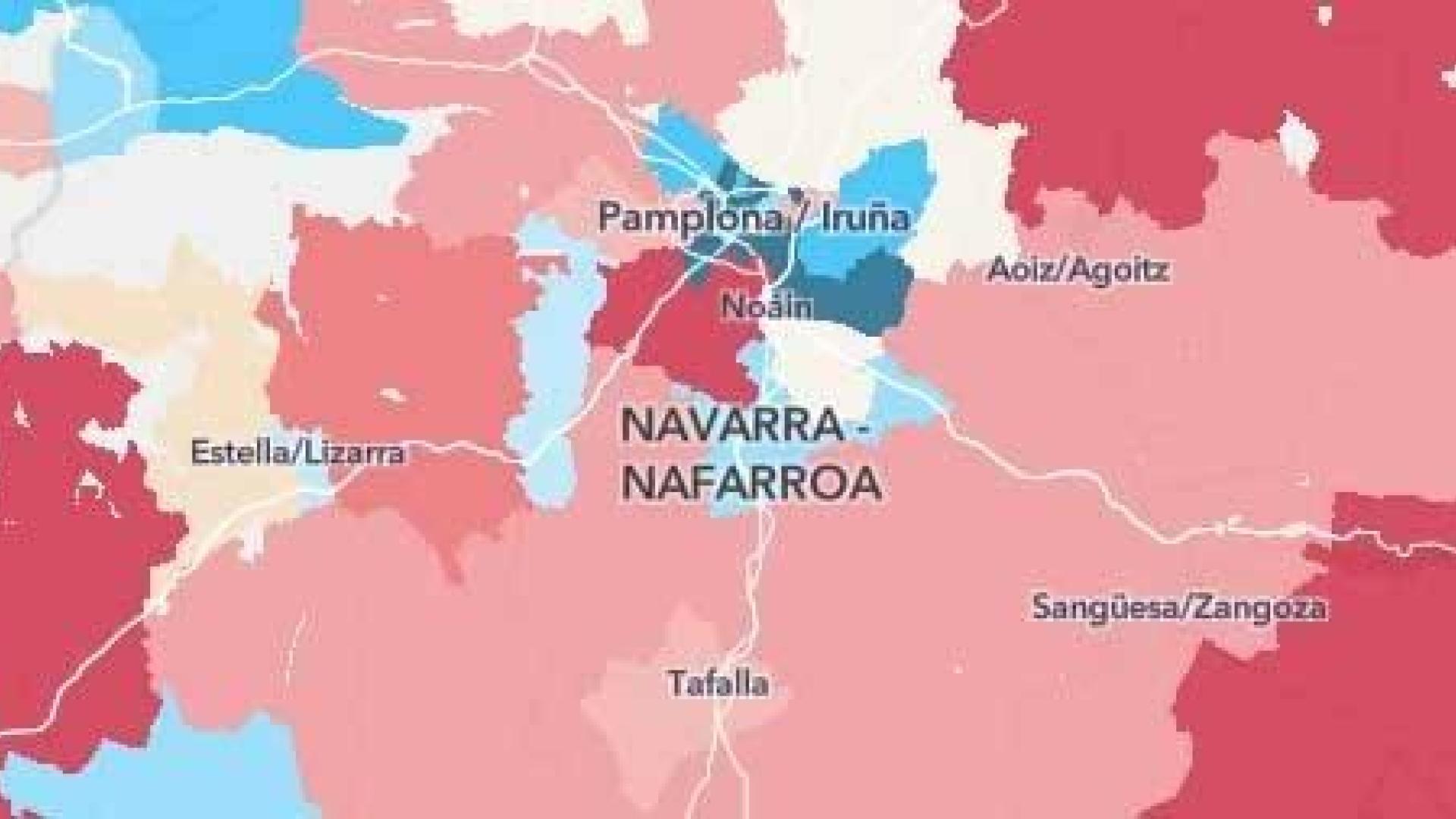 Descubre dónde viajaron los vecinos de cada localidad navarra en 2019