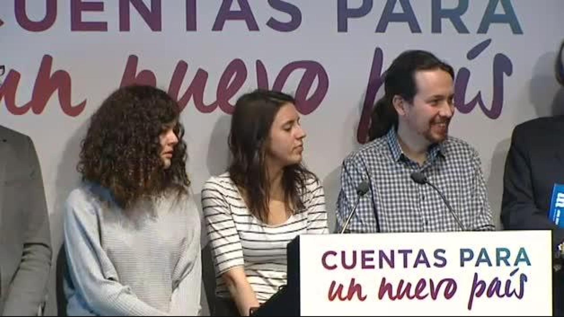 Vídeo: Iglesias y Montero denuncian en comisaría el acoso que sufren