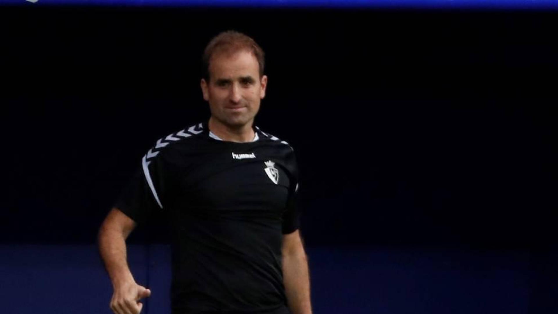 El entrenador de Osasuna, Jagoba Arrasate.