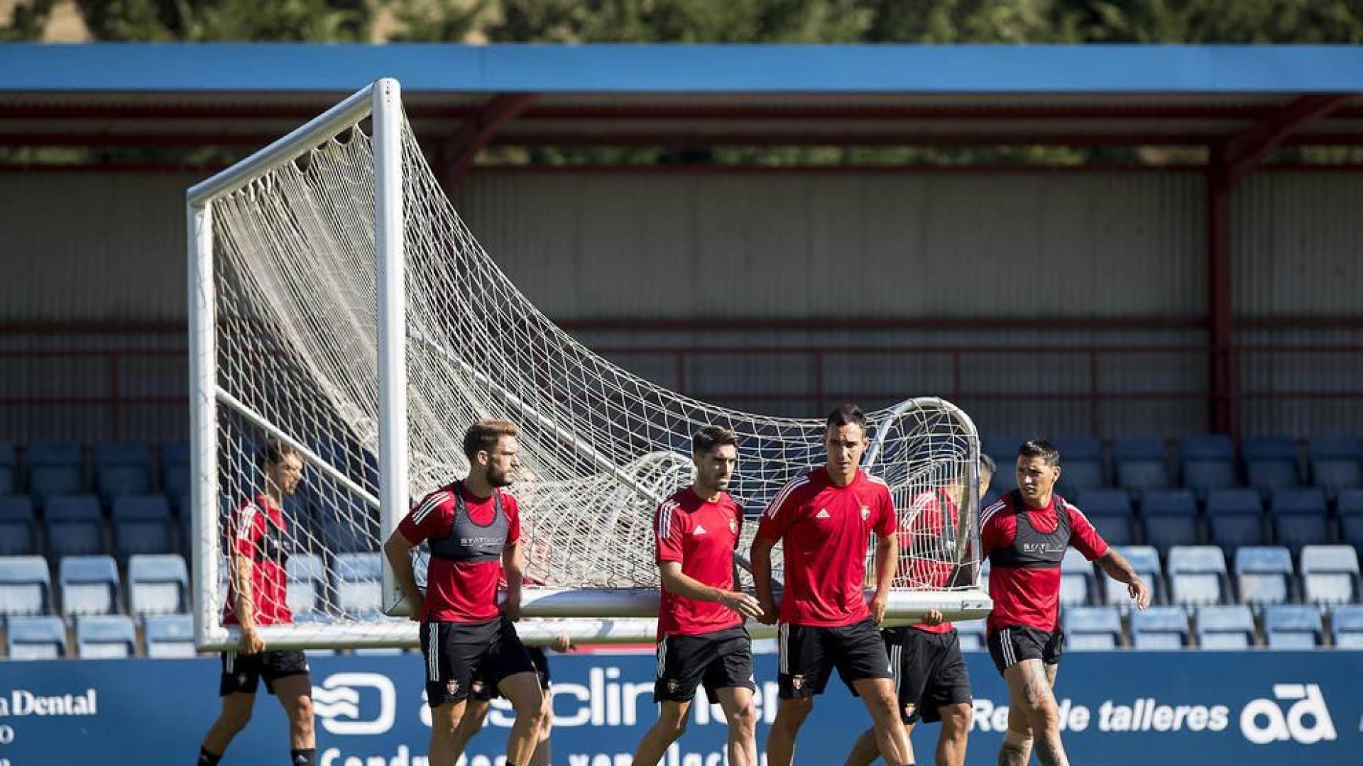 Osasuna prepara su duelo ante el Mirandés