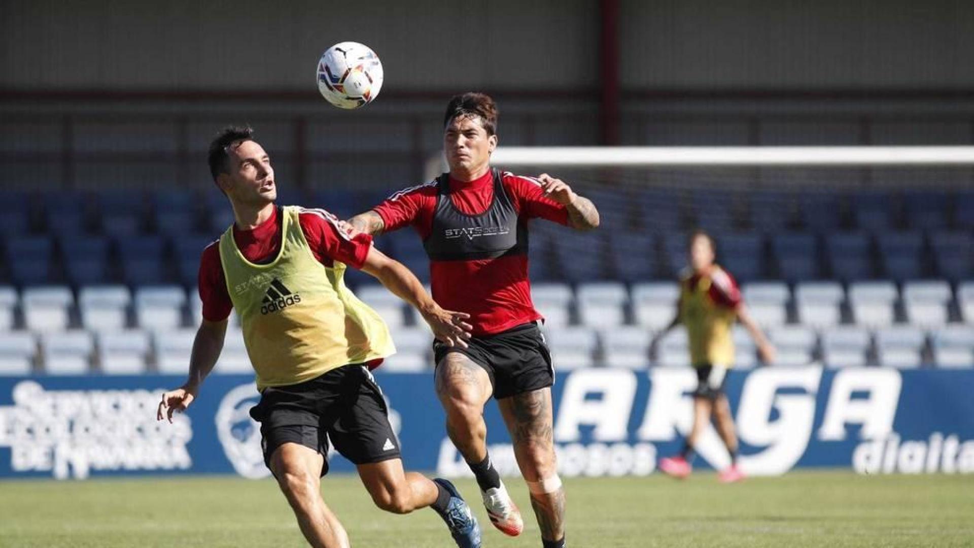Juan Villar, Gallego y Adrián, goleadores en el partidillo de Tajonar