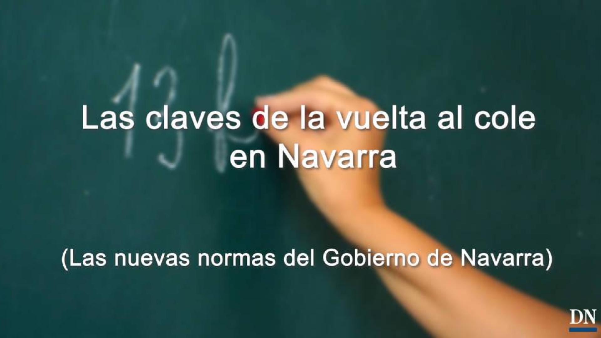 Claves de la vuelta al cole en Navarra