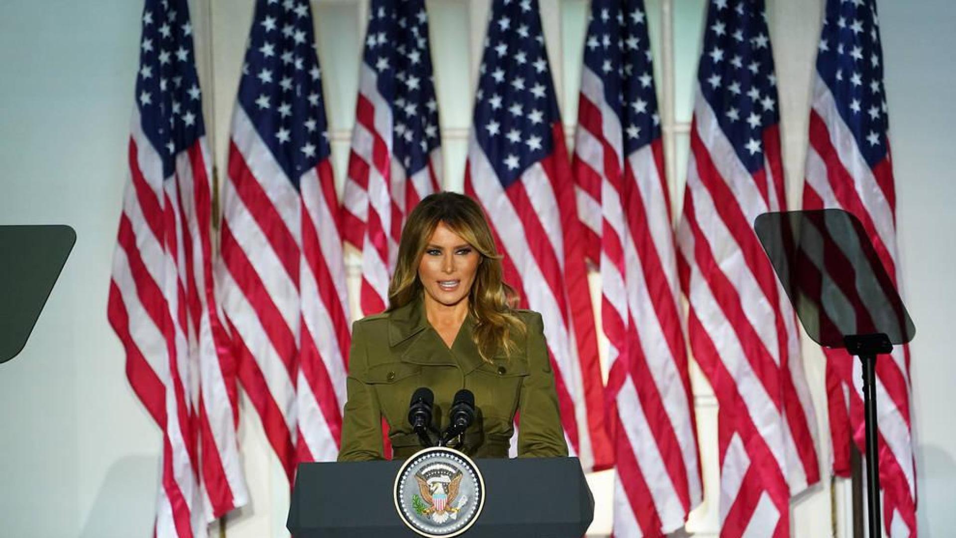 Melania Trump cree que "EE UU necesita más que nunca" el liderazgo de su marido