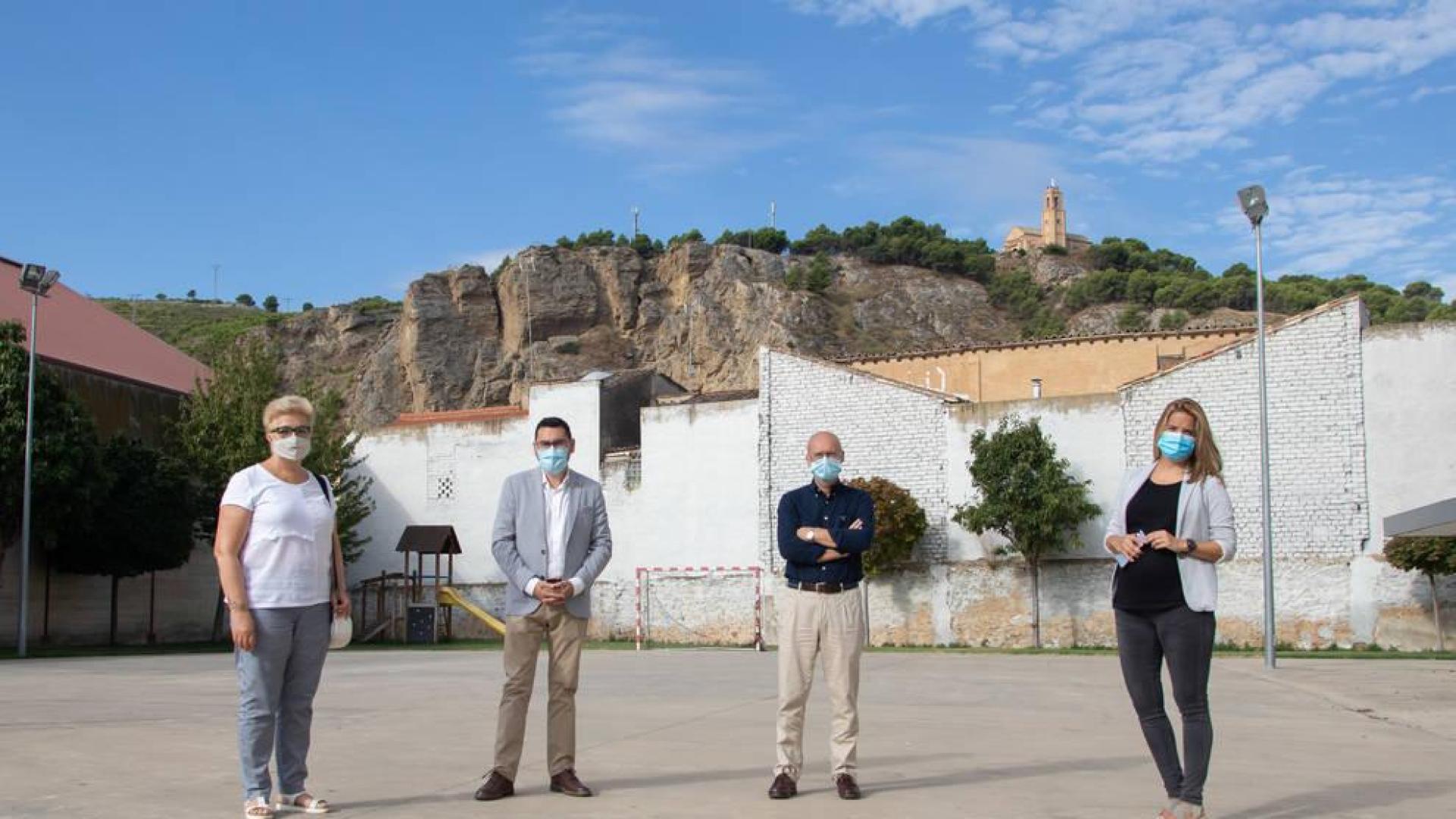 Falces dispondrá a finales de año de una nueva zona multifuncional en el Centro Cívico