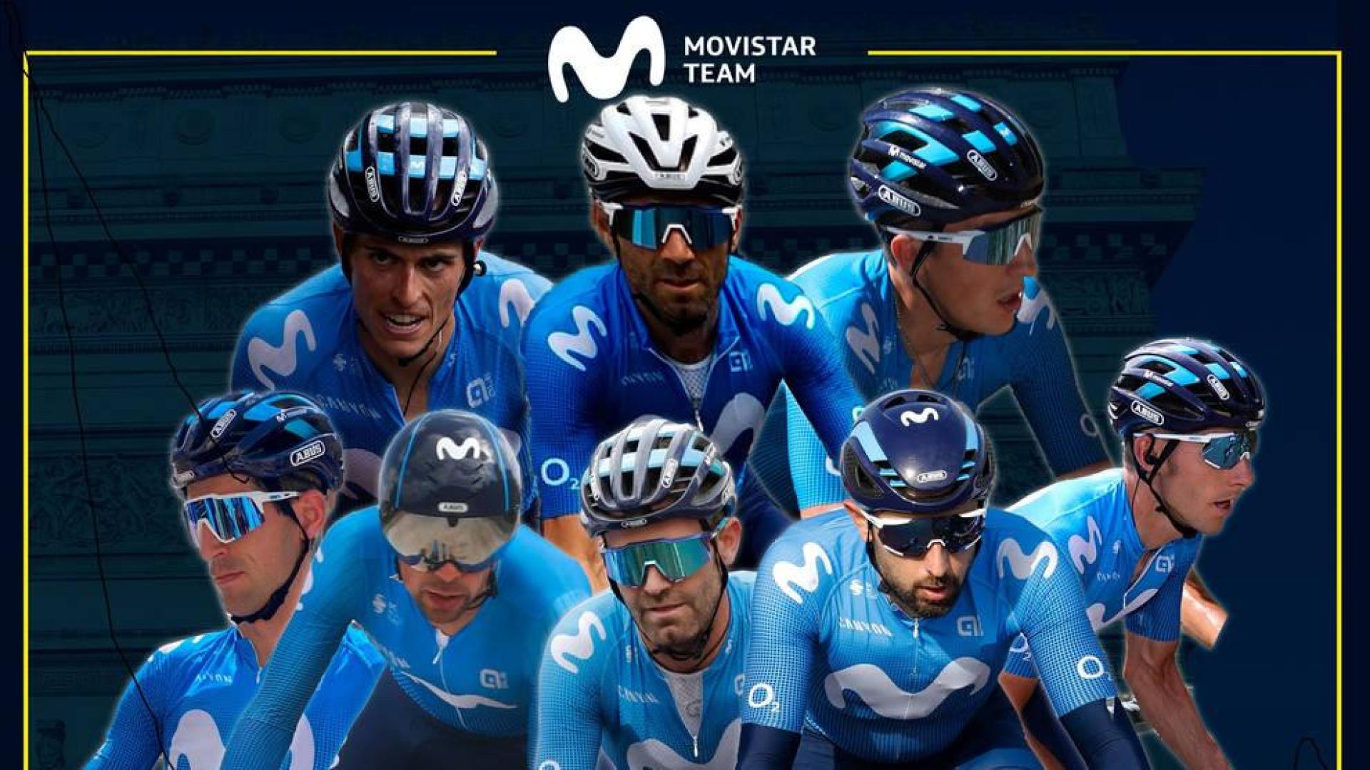 Valverde, Mas y Soler encabezan el equipo Movistar