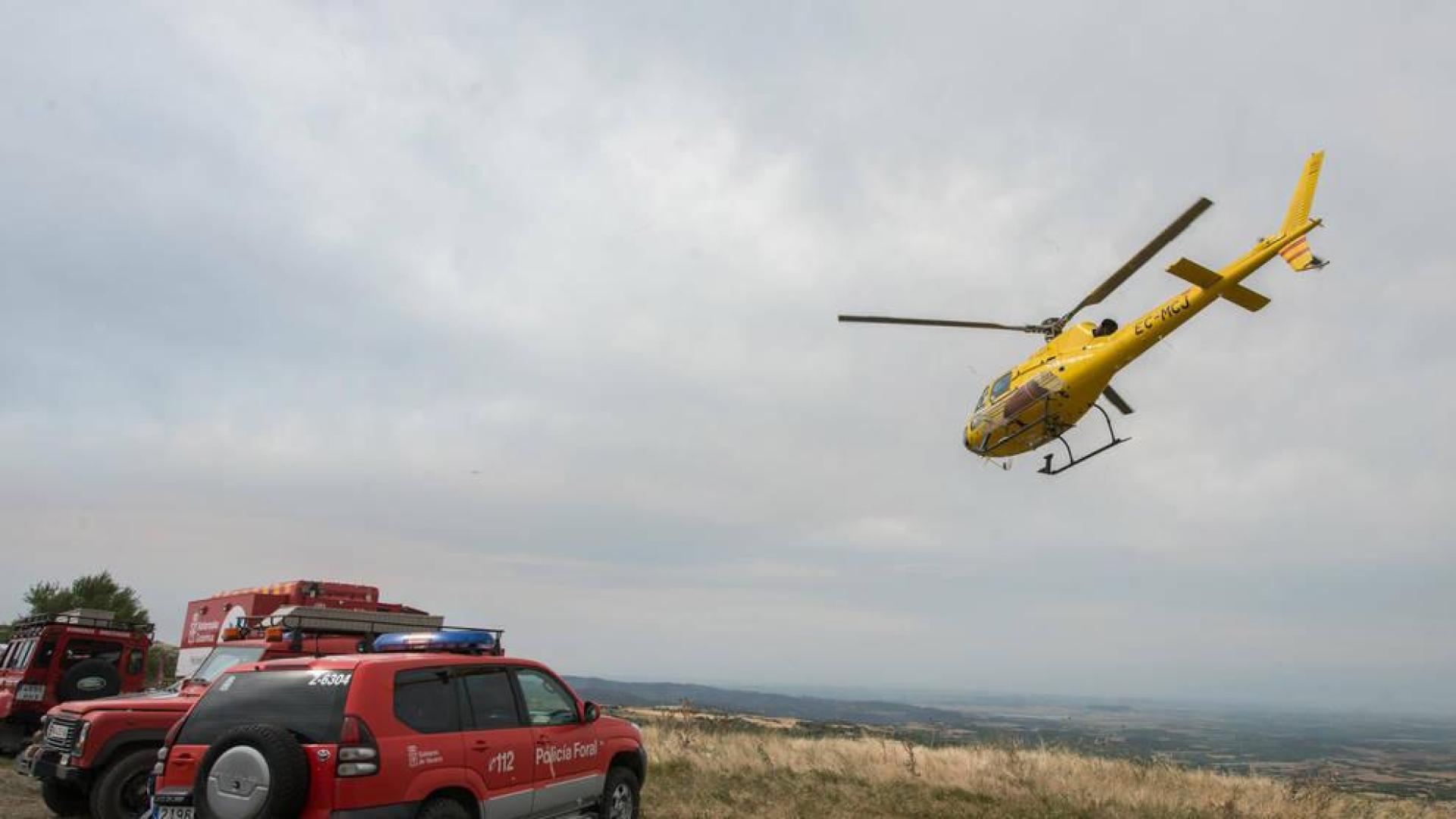 El helicóptero medicalizado del Gobierno de Navarra atenderá un mayor número de emergencias médicas.